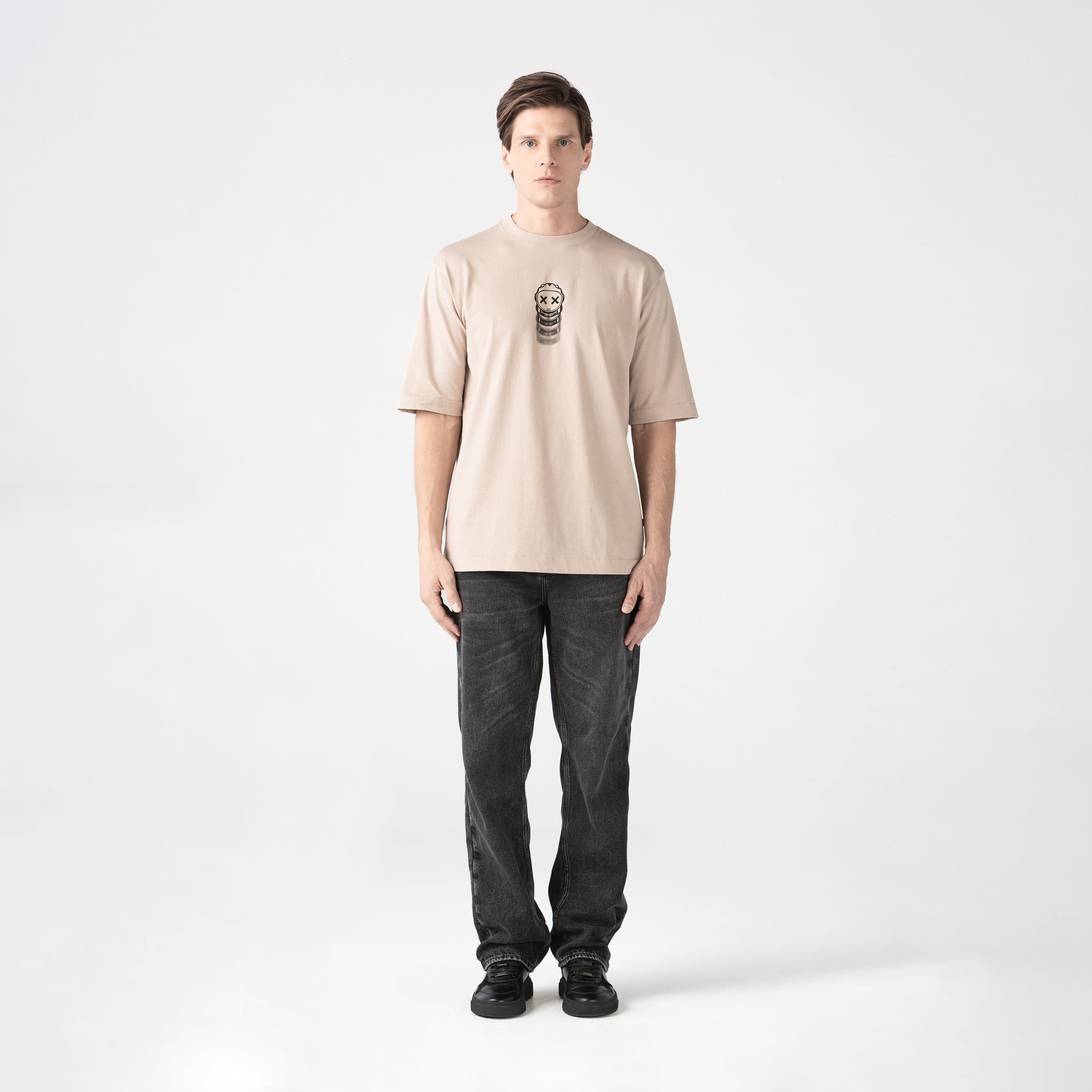 SULTAN T-SHIRT OVERSIZED MEN SIMPLY TAUPE