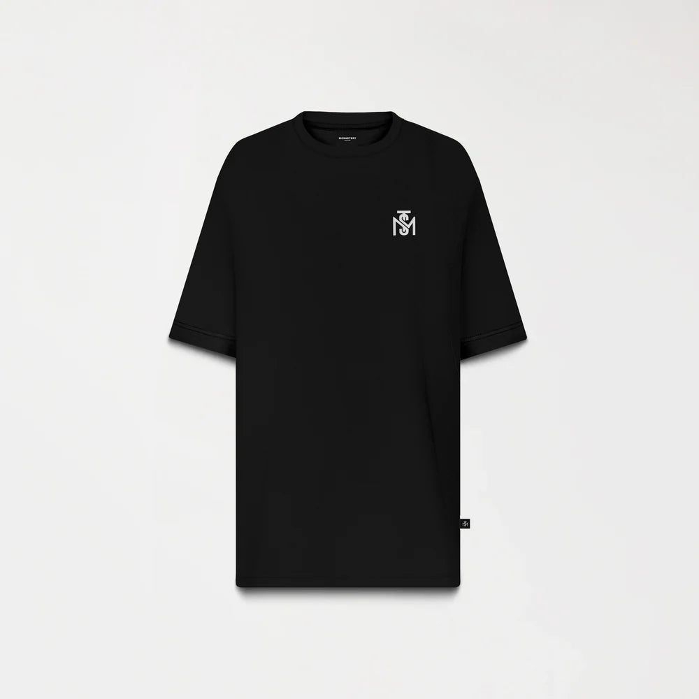 TEMPLUS T-SHIRT MEN OVERSIZED BLACK