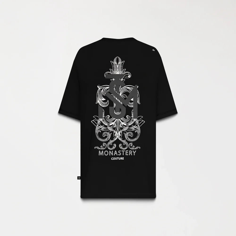 TEMPLUS T-SHIRT MEN OVERSIZED BLACK
