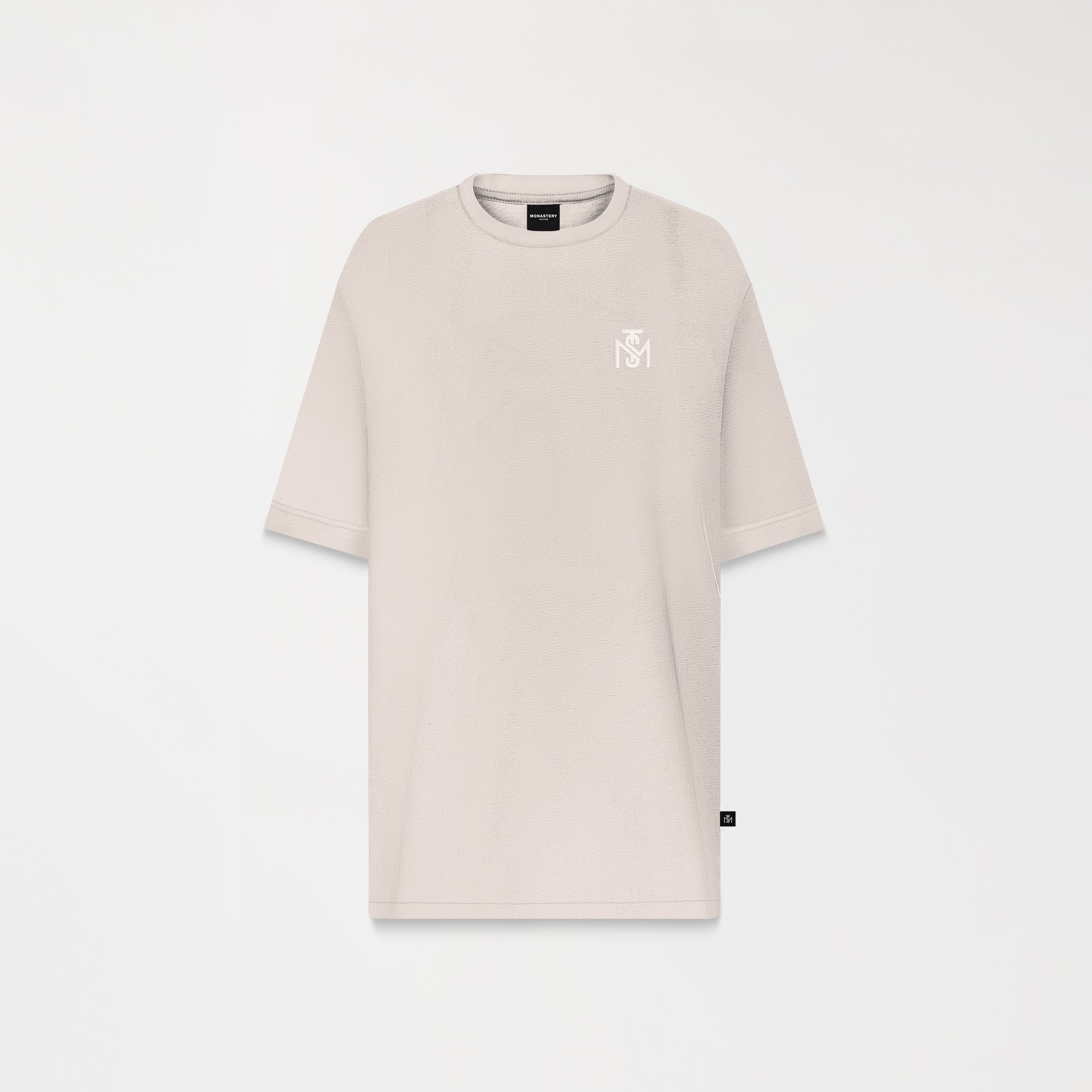 TEMPLUM T-SHIRT OVERSIZED MEN SIMPLY TAUPE