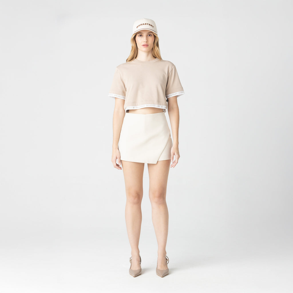 TIZOC CROP TOP WOMEN SIMPLY TAUPE