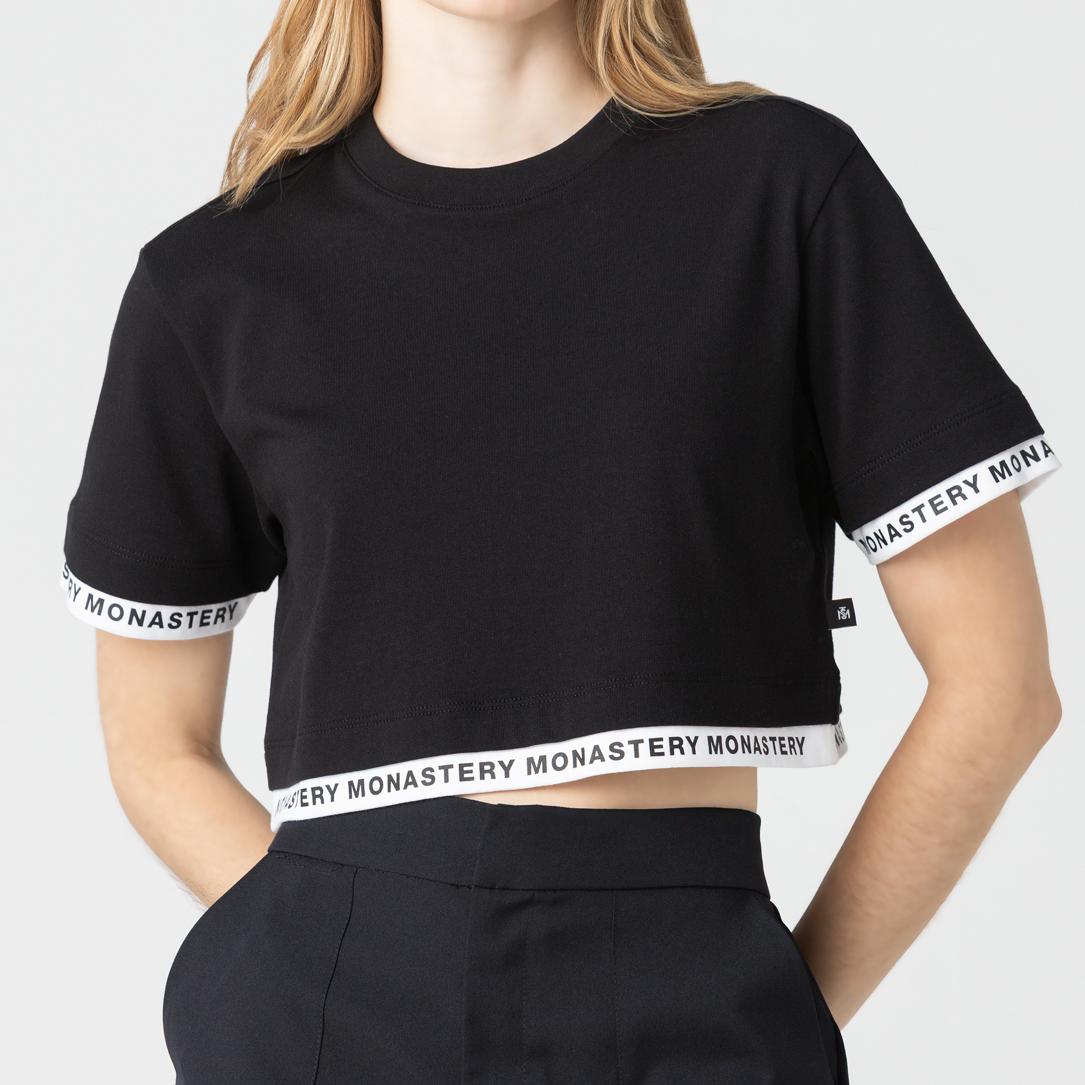 TIZOC CROP TOP WOMEN BLACK