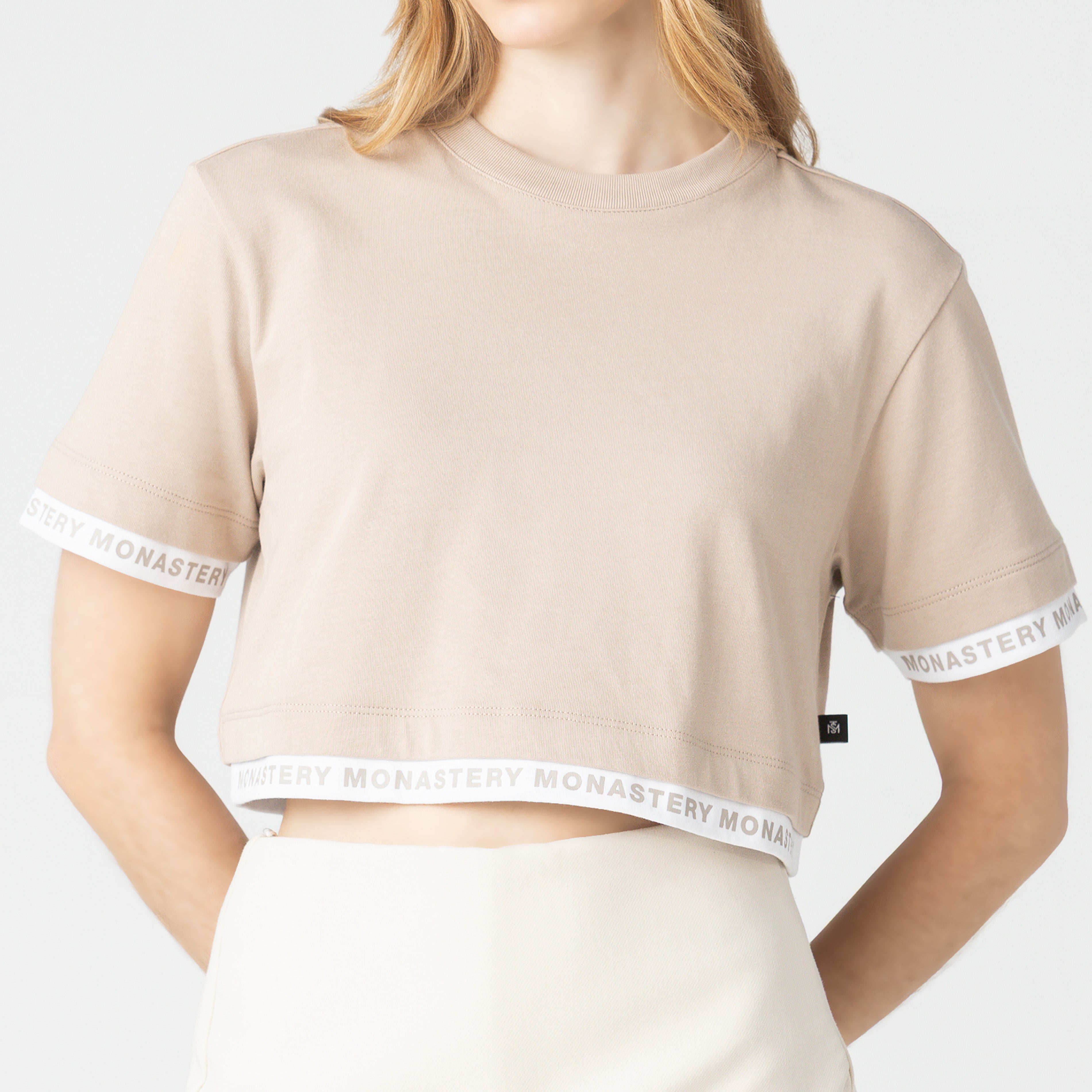 TIZOC CROP TOP WOMEN SIMPLY TAUPE
