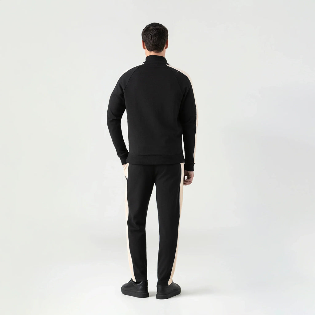 TORMAIN JACKET MEN BLACK/ IRISH CREAM