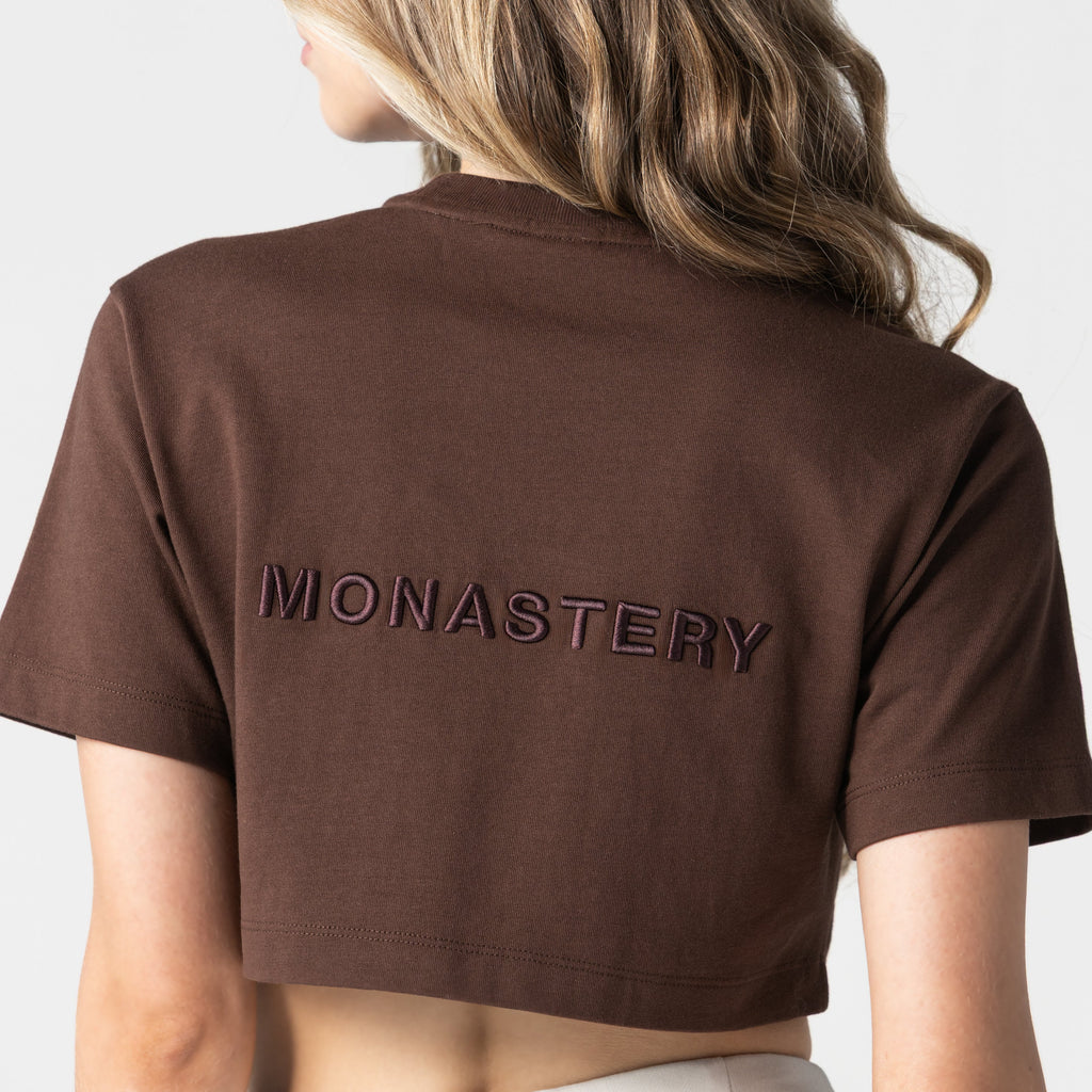 TORR CROP TOP WOMEN BROWN