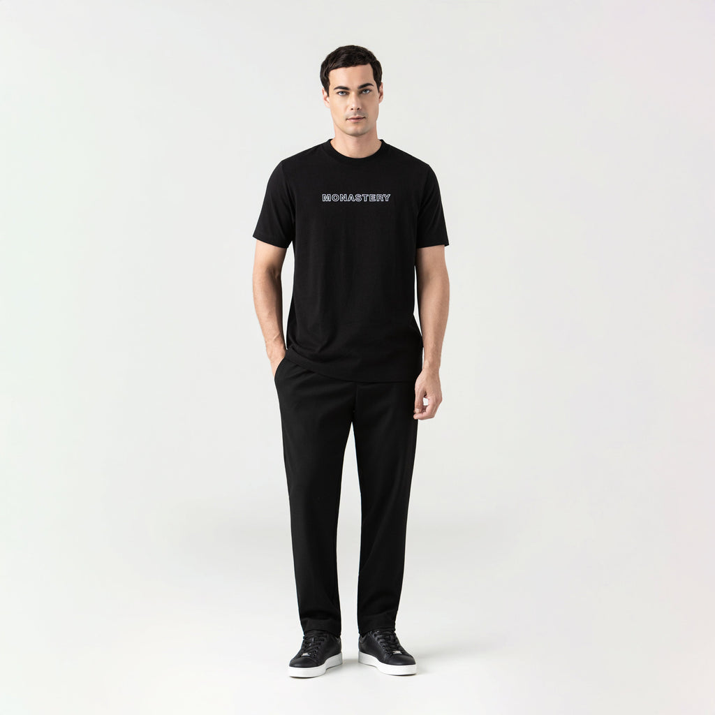 TROYA T-SHIRT MEN BLACK