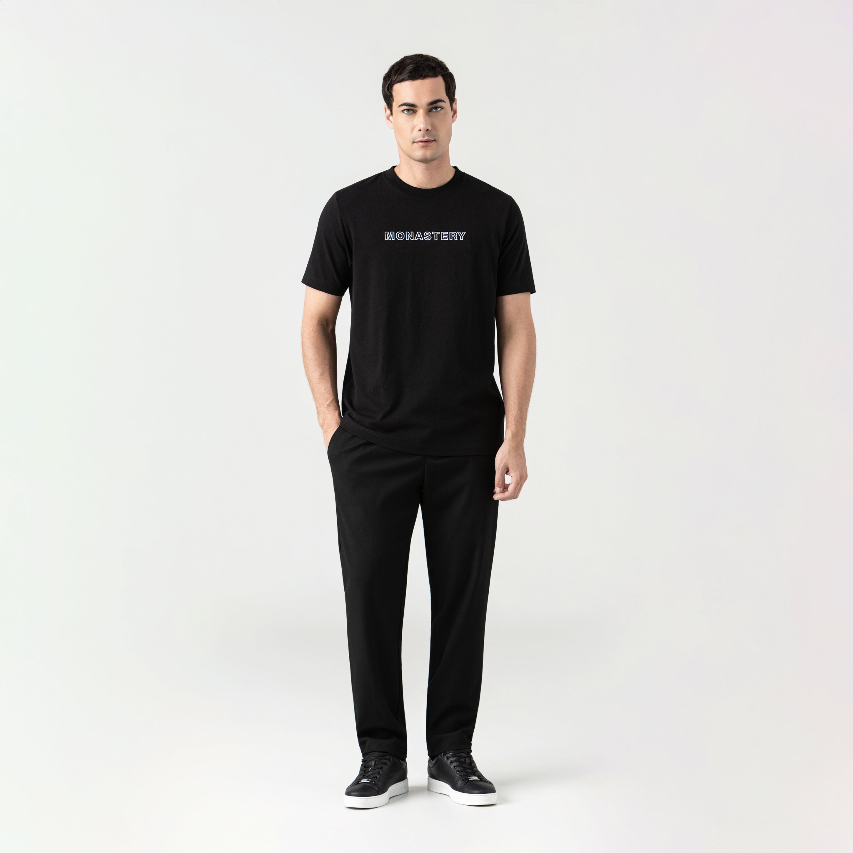 TROYA T-SHIRT MEN BLACK