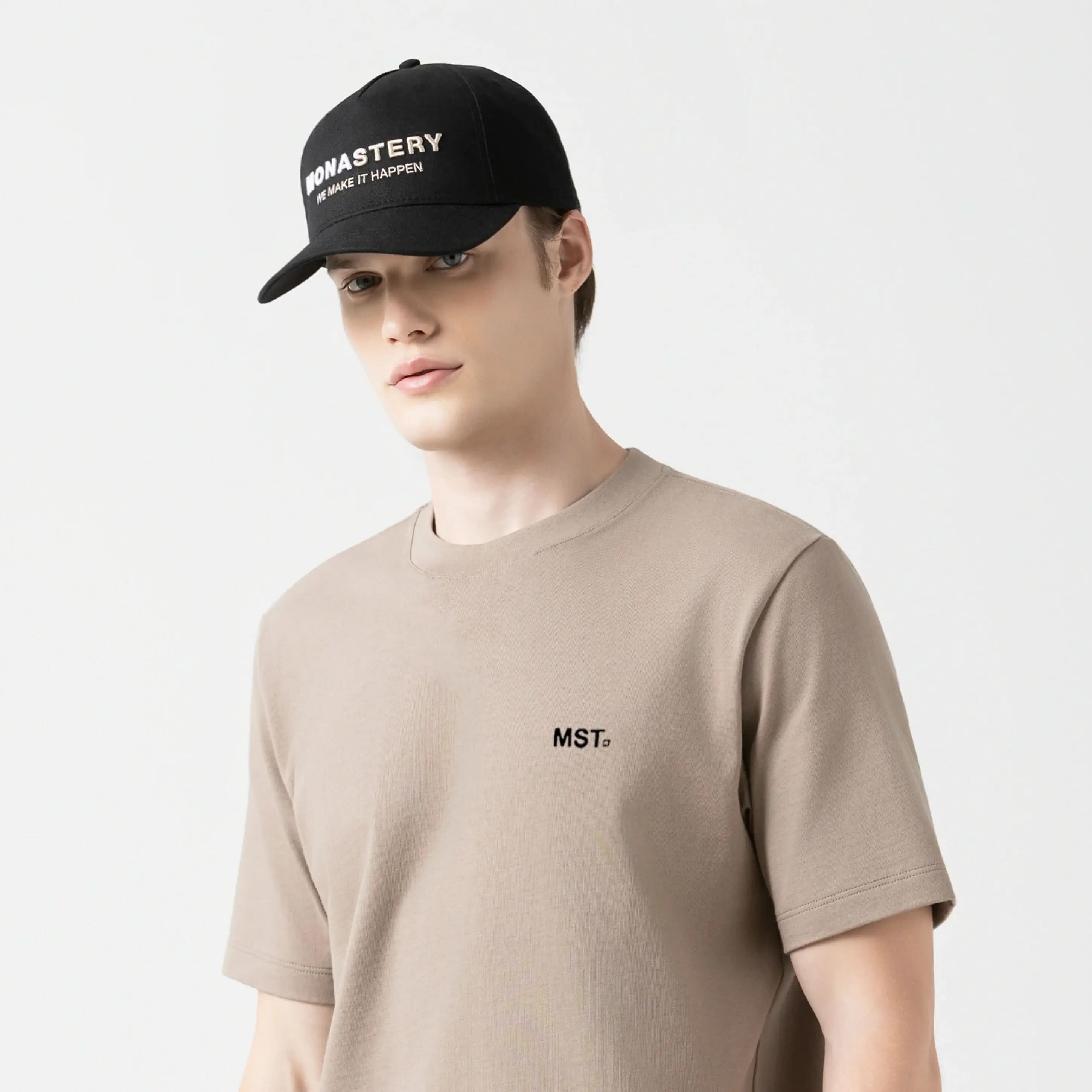 TWELVE 2 T-SHIRT MEN TAUPE GRAY