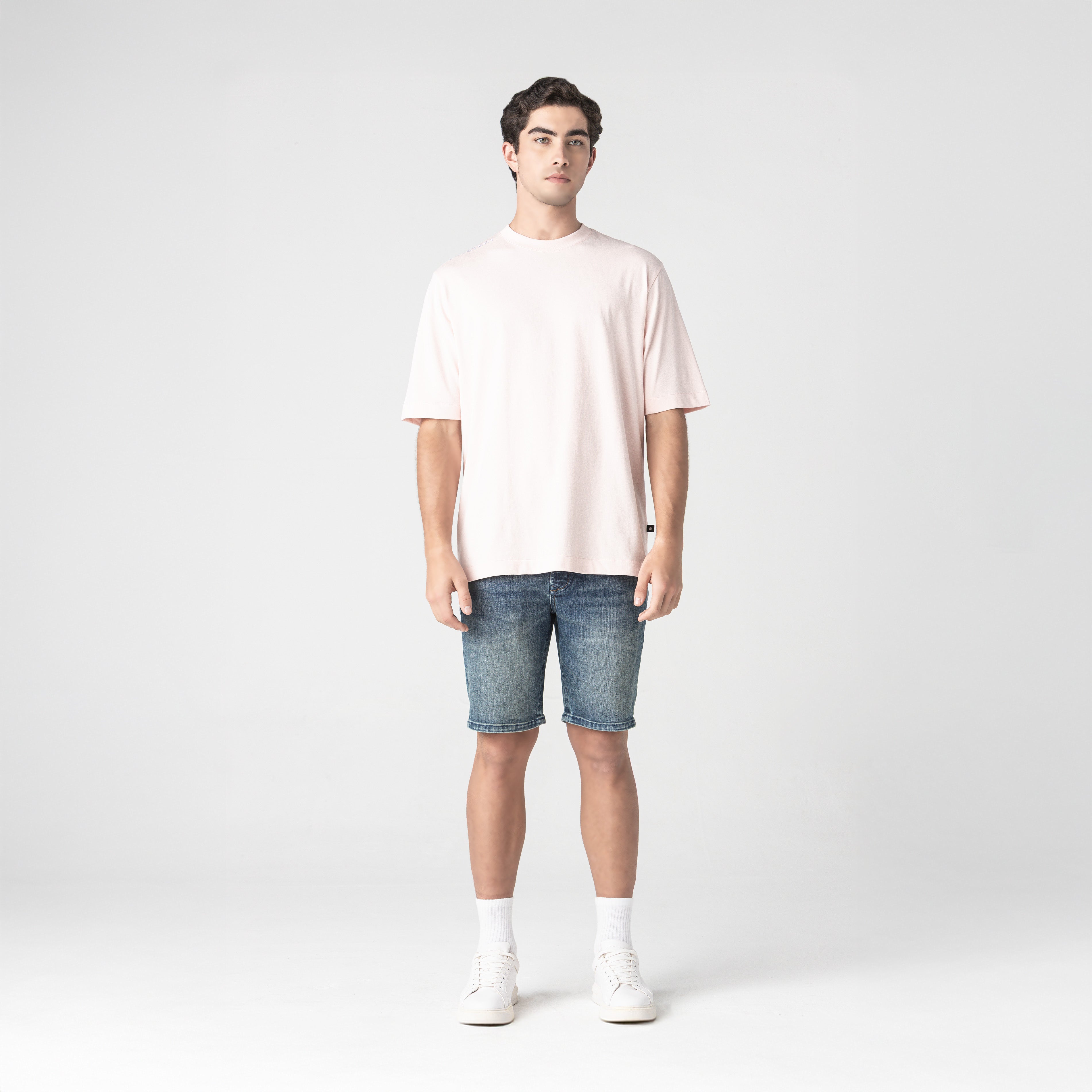 VENERATUS T-SHIRT OVERSIZED MEN ROSE QUARTZ