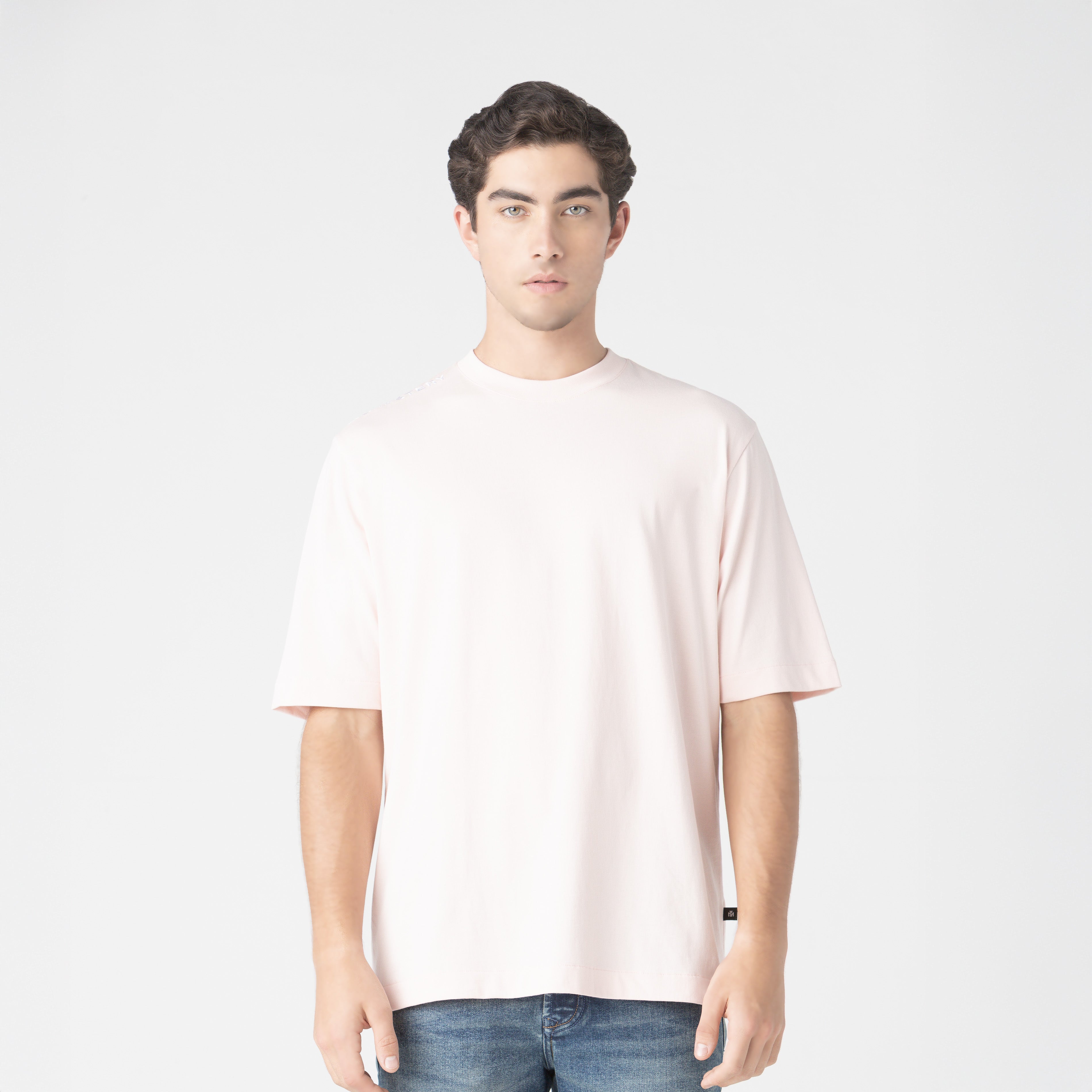 VENERATUS T-SHIRT OVERSIZED MEN ROSE QUARTZ
