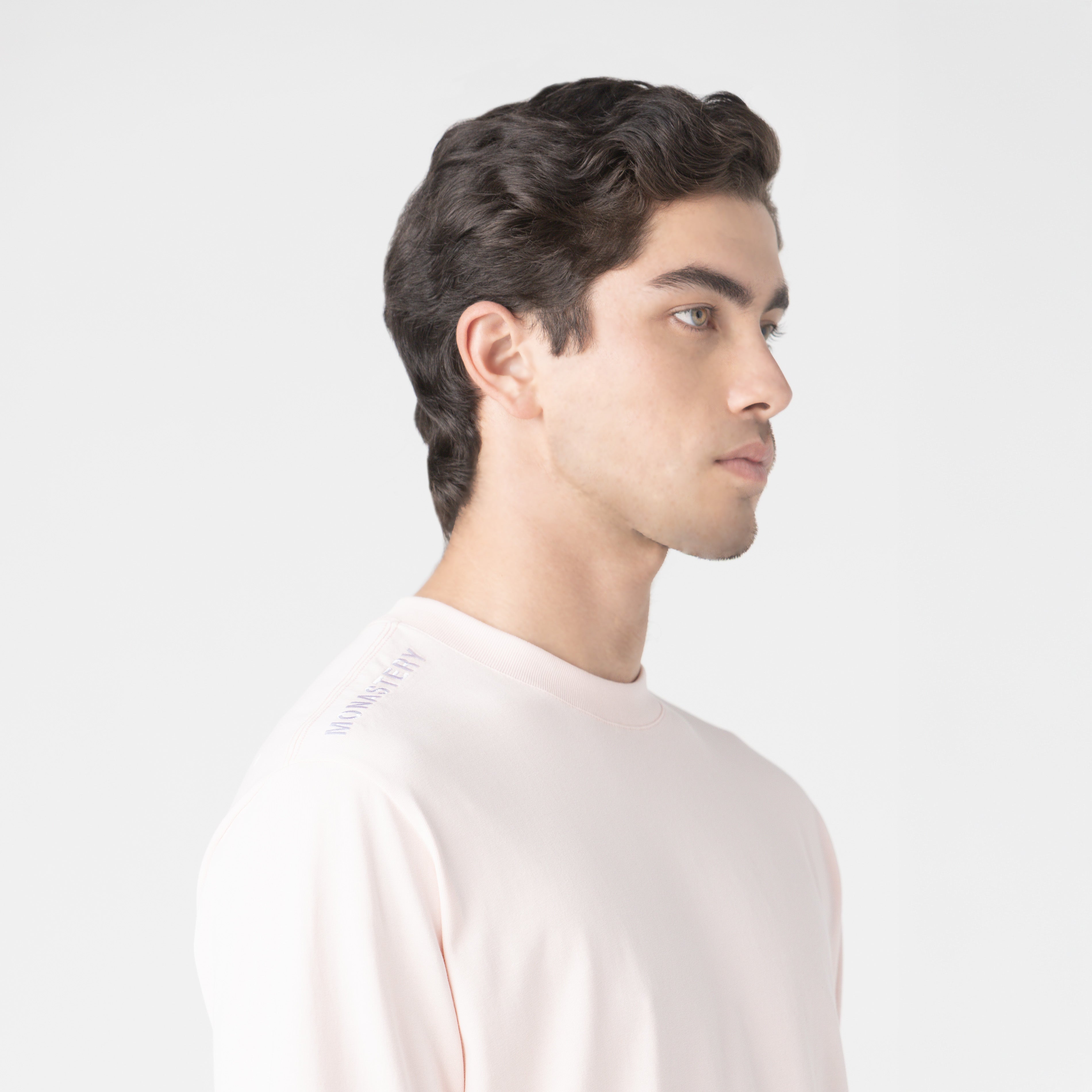 VENERATUS T-SHIRT OVERSIZED MEN ROSE QUARTZ