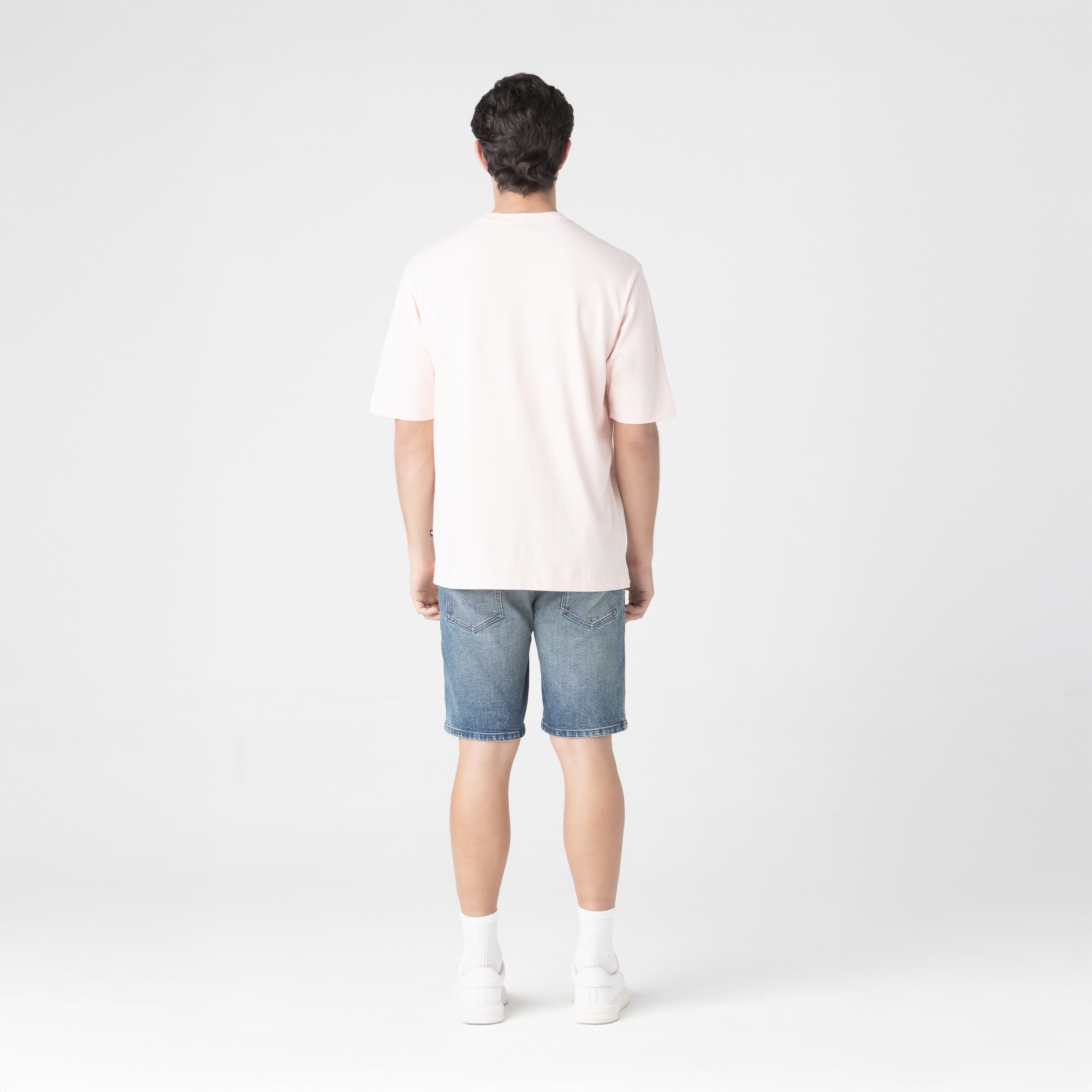 VENERATUS T-SHIRT OVERSIZED MEN ROSE QUARTZ