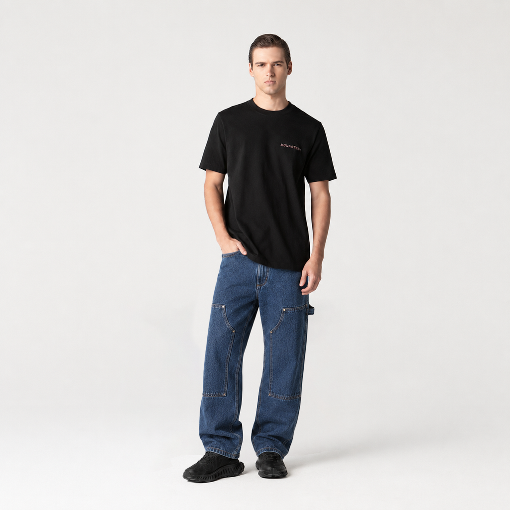 VIERSTURS T-SHIRT MEN BLACK