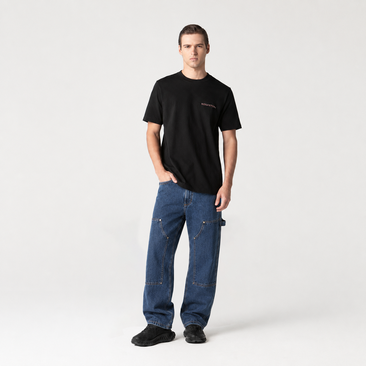 VIERSTURS T-SHIRT MEN BLACK