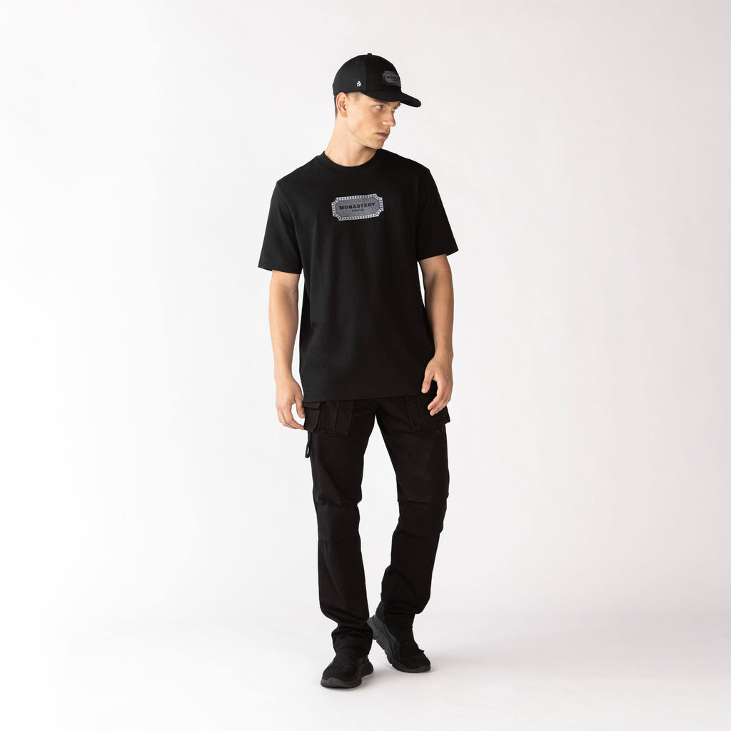 WALLER T-SHIRT MEN BLACK - Monastery