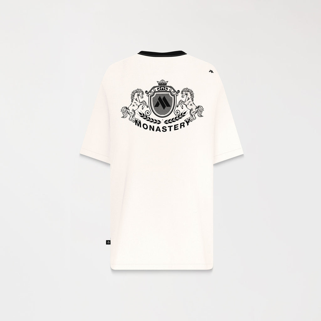 WARMBLOOD T-SHIRT OVERSIZED MEN WHITE ASPARAGUS