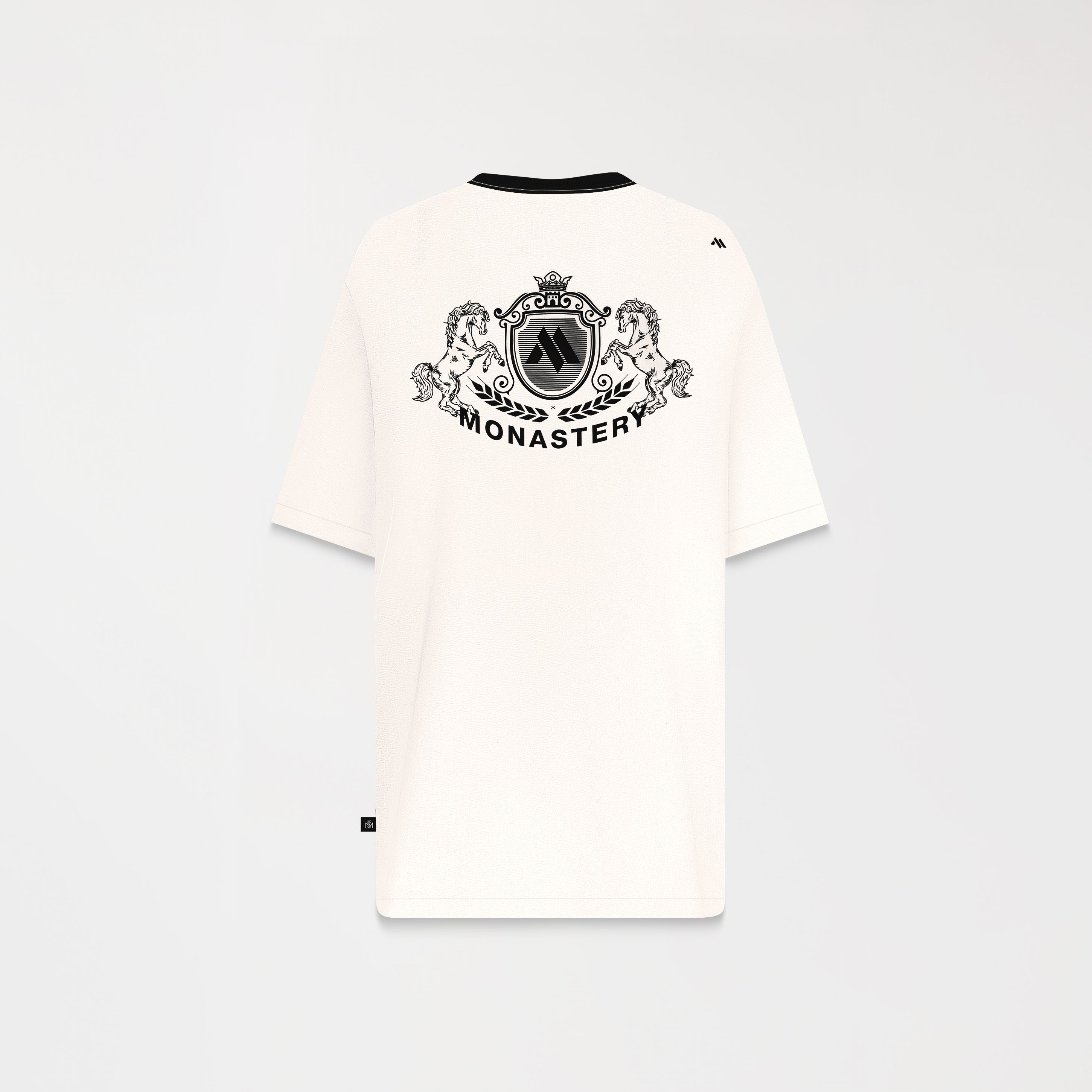 WARMBLOOD T-SHIRT OVERSIZED MEN WHITE ASPARAGUS