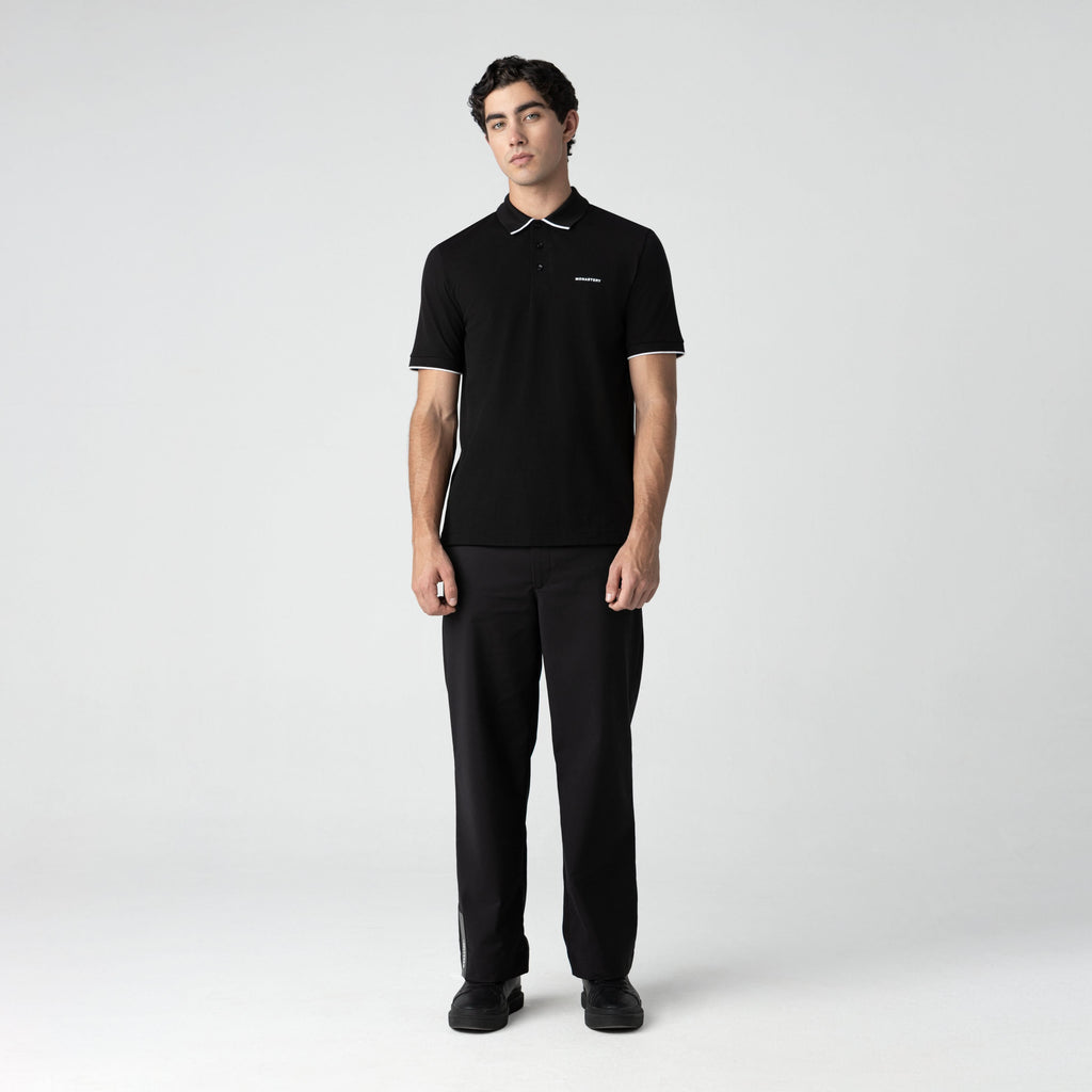 WHEELER POLO MEN BLACK