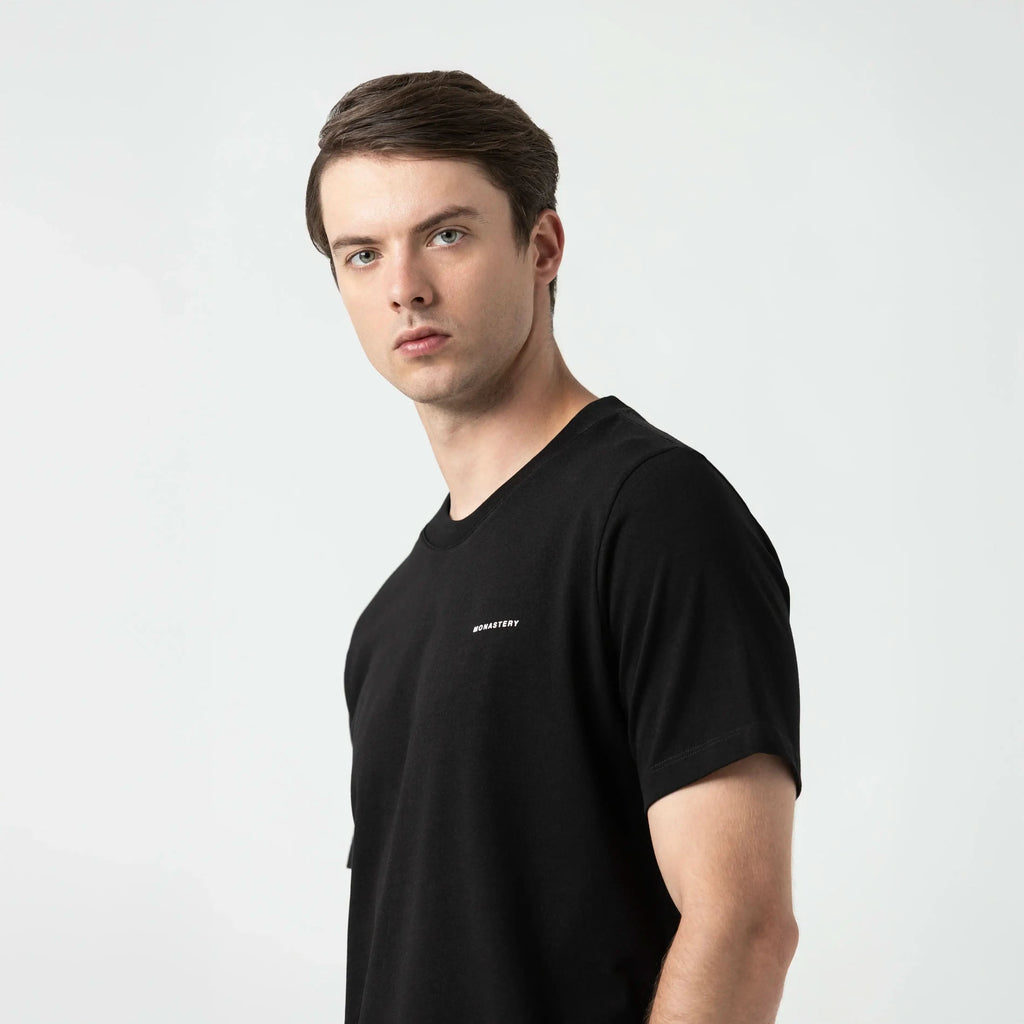 ZHOMIN T-SHIRT MEN BLACK