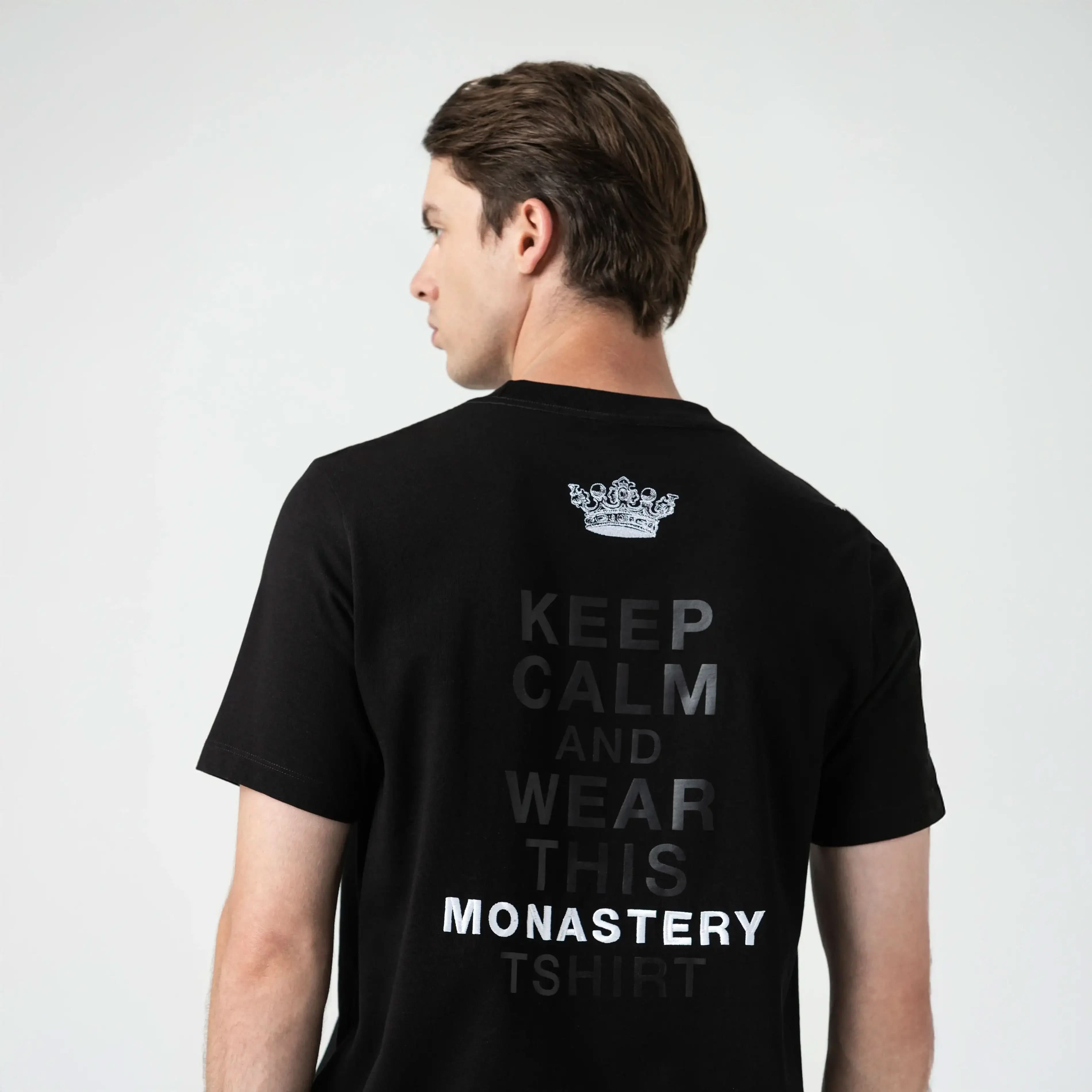 ZHOMIN T-SHIRT MEN BLACK