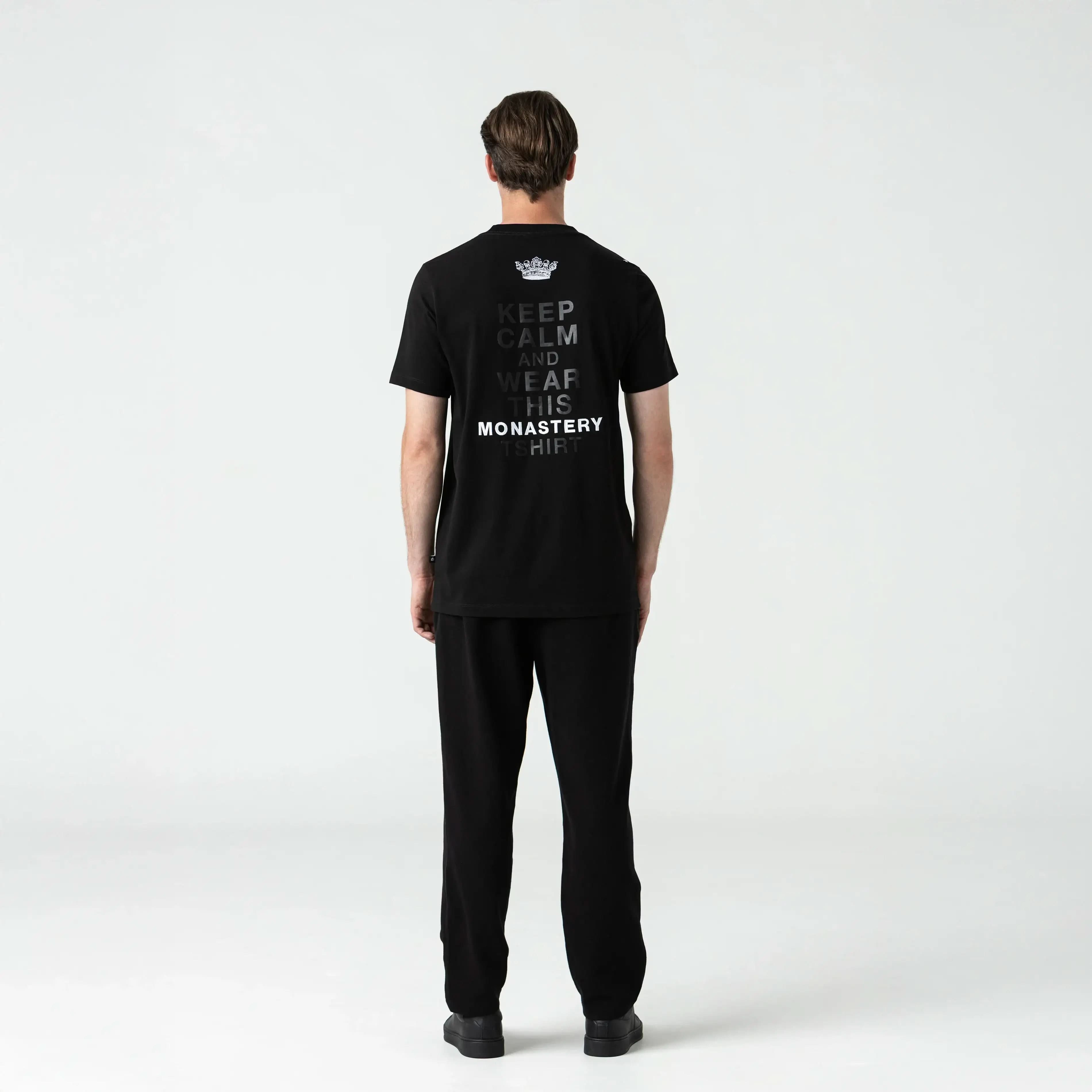 ZHOMIN T-SHIRT MEN BLACK