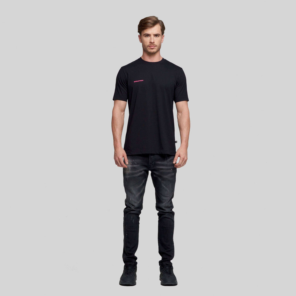 AGER T-SHIRT MEN BLACK - Monastery