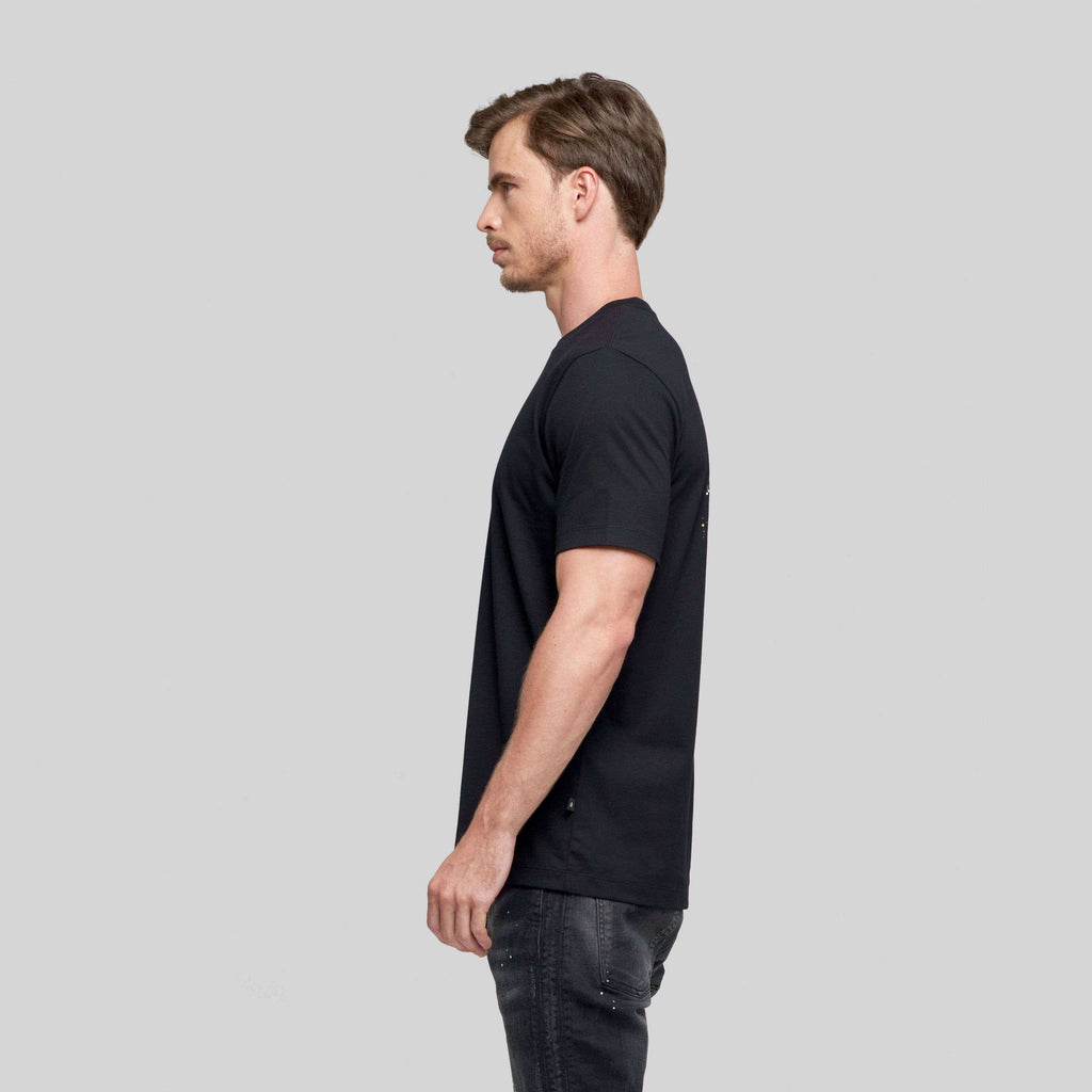 AGER T-SHIRT MEN BLACK - Monastery