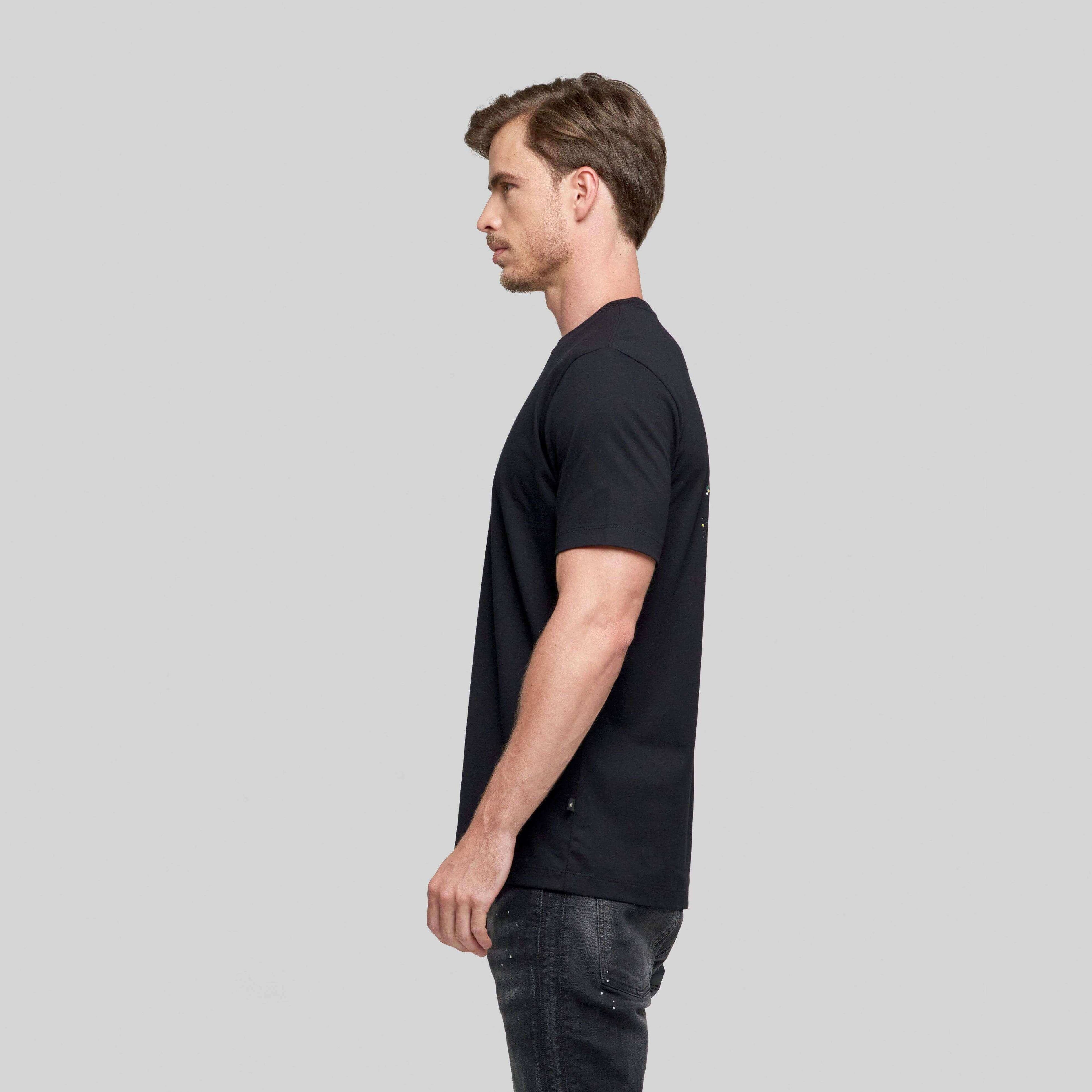 AGER T-SHIRT MEN BLACK - Monastery