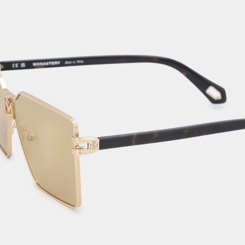 ALDA GOLD DEMI BROWN WITH GOLD MIRROW - Monastery | Tienda Oficial Colombia