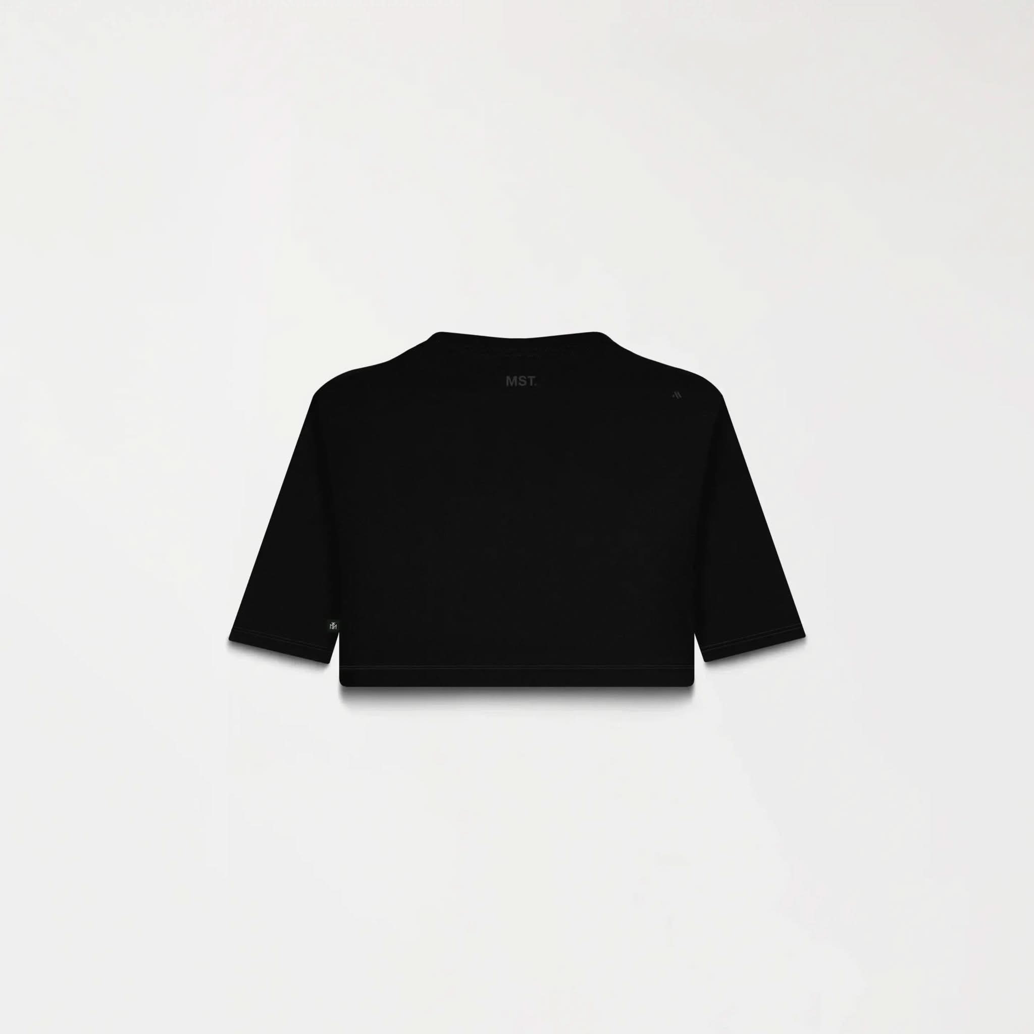 AMAL CROP TOP WOMEN BLACK - Monastery | Tienda Oficial Colombia