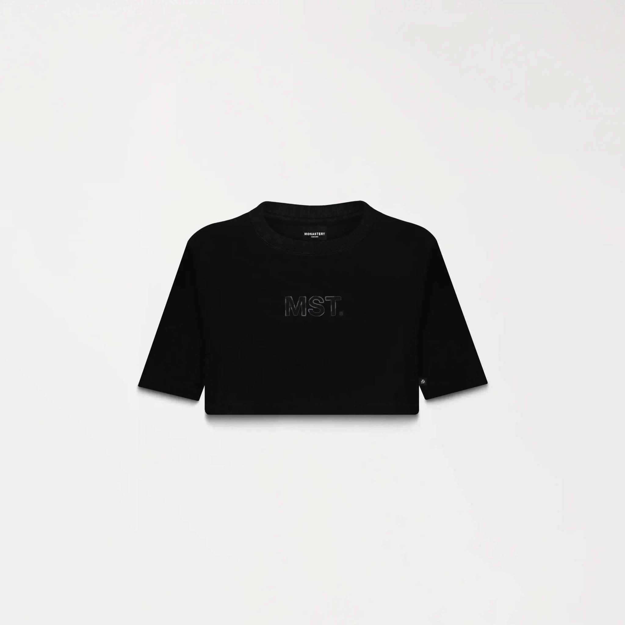 AMAL CROP TOP WOMEN BLACK - Monastery | Tienda Oficial Colombia