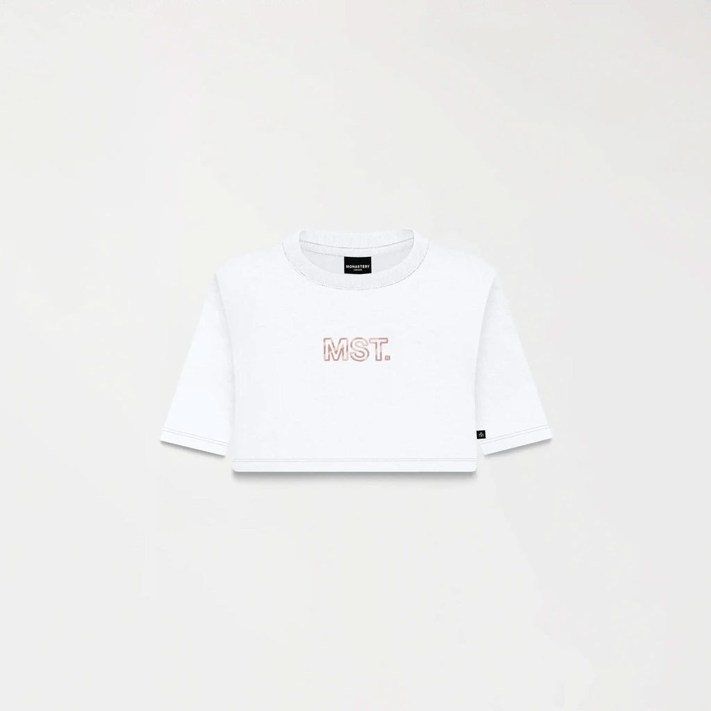 AMAL CROP TOP WOMEN WHITE - Monastery | Tienda Oficial Colombia