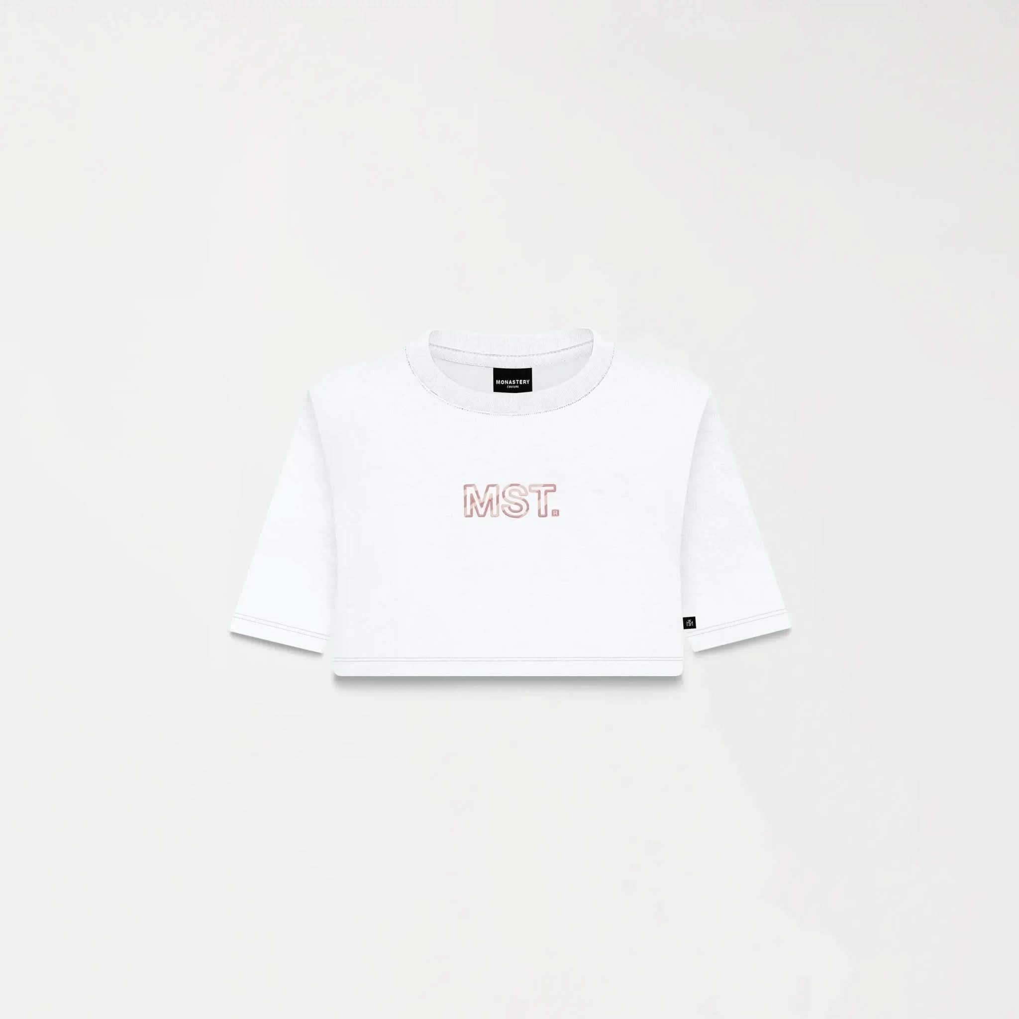 AMAL CROP TOP WOMEN WHITE - Monastery | Tienda Oficial Colombia