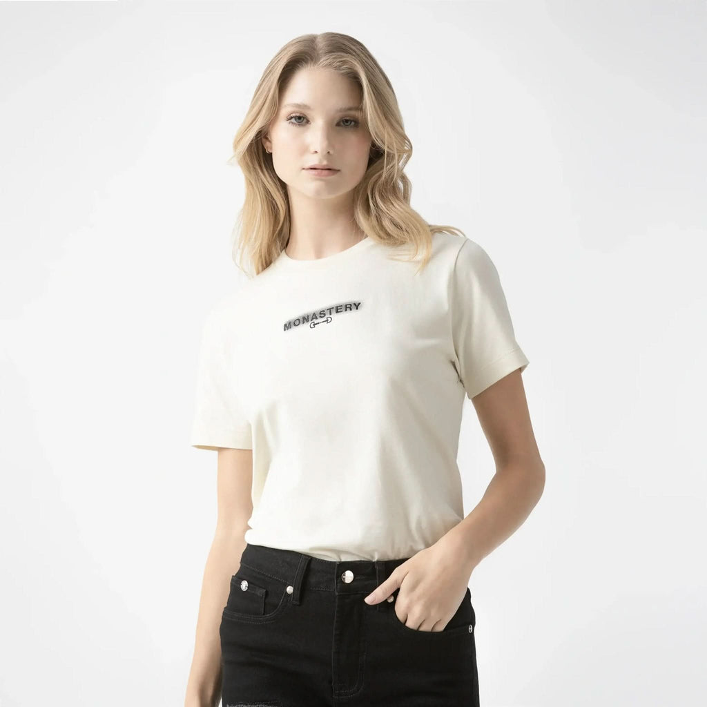 ANYA T - SHIRT WOMEN WHITE ASPARAGUS - Monastery | Tienda Oficial Colombia