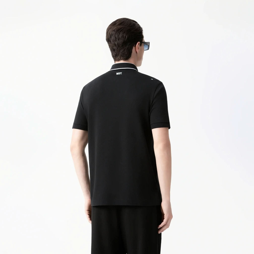 APALUSA POLO MEN BLACK - Monastery | Tienda Oficial Colombia