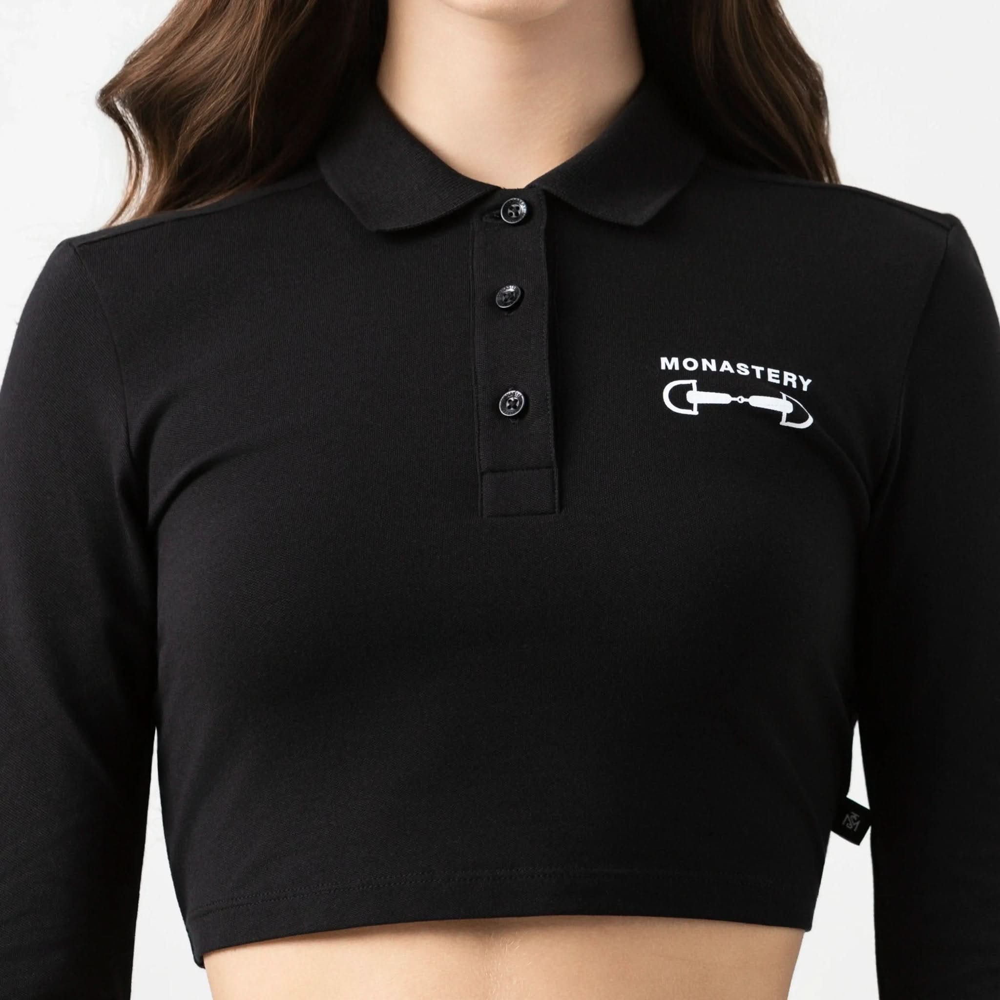 APRILE CROP TOP WOMEN BLACK - Monastery | Tienda Oficial Colombia