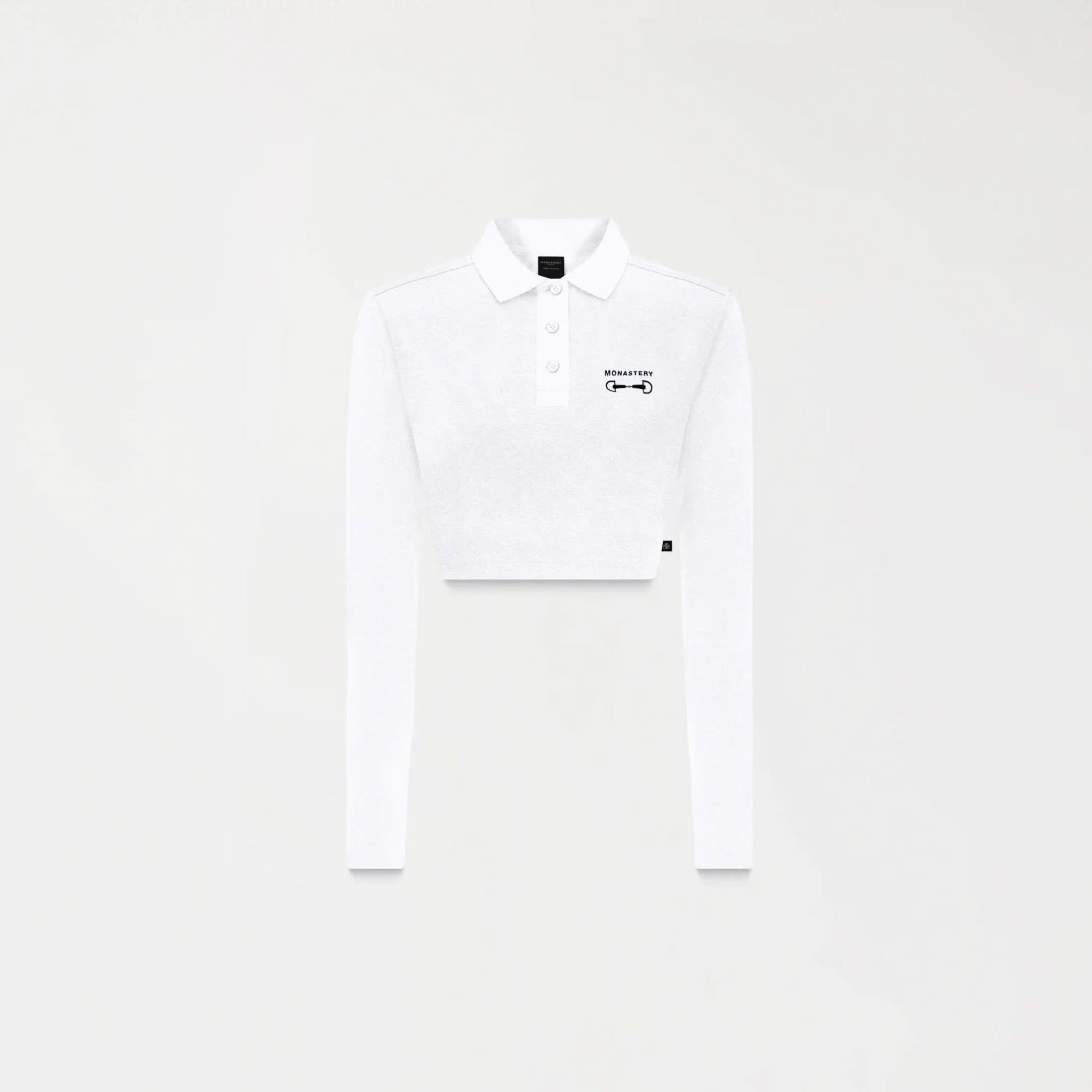 APRILE CROP TOP WOMEN WHITE - Monastery | Tienda Oficial Colombia