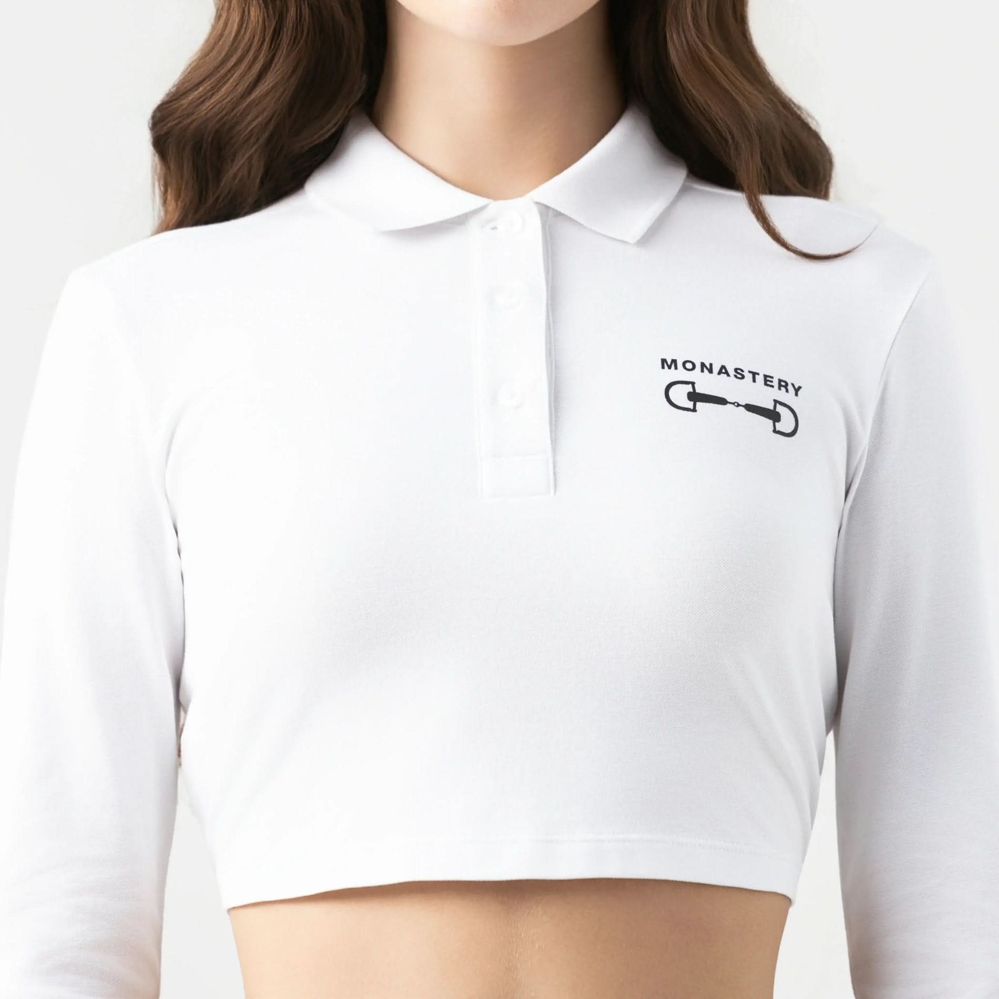 APRILE CROP TOP WOMEN WHITE - Monastery | Tienda Oficial Colombia