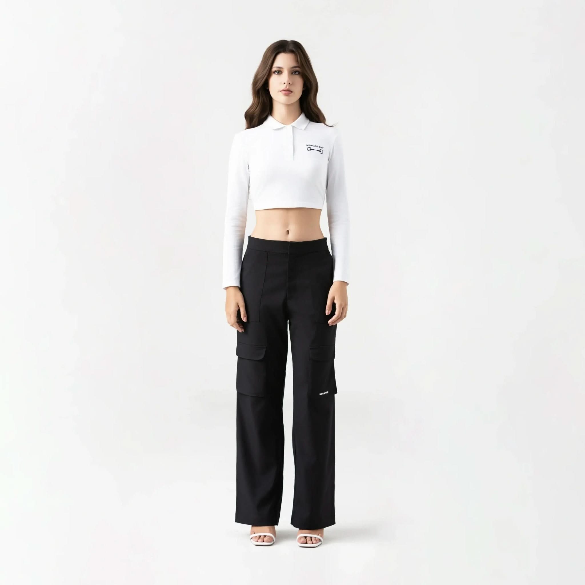 APRILE CROP TOP WOMEN WHITE - Monastery | Tienda Oficial Colombia