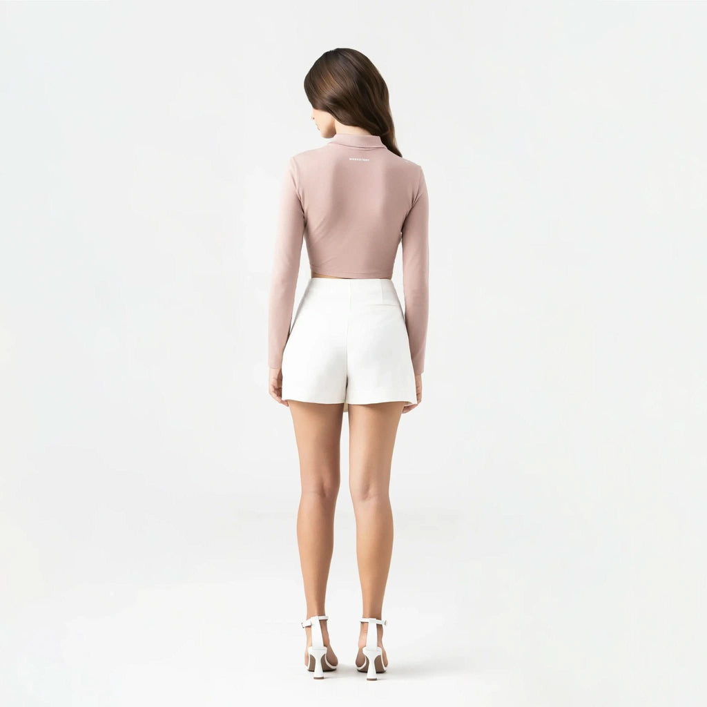 APRILE CROP TOP WOMEN WOODROSE - Monastery | Tienda Oficial Colombia