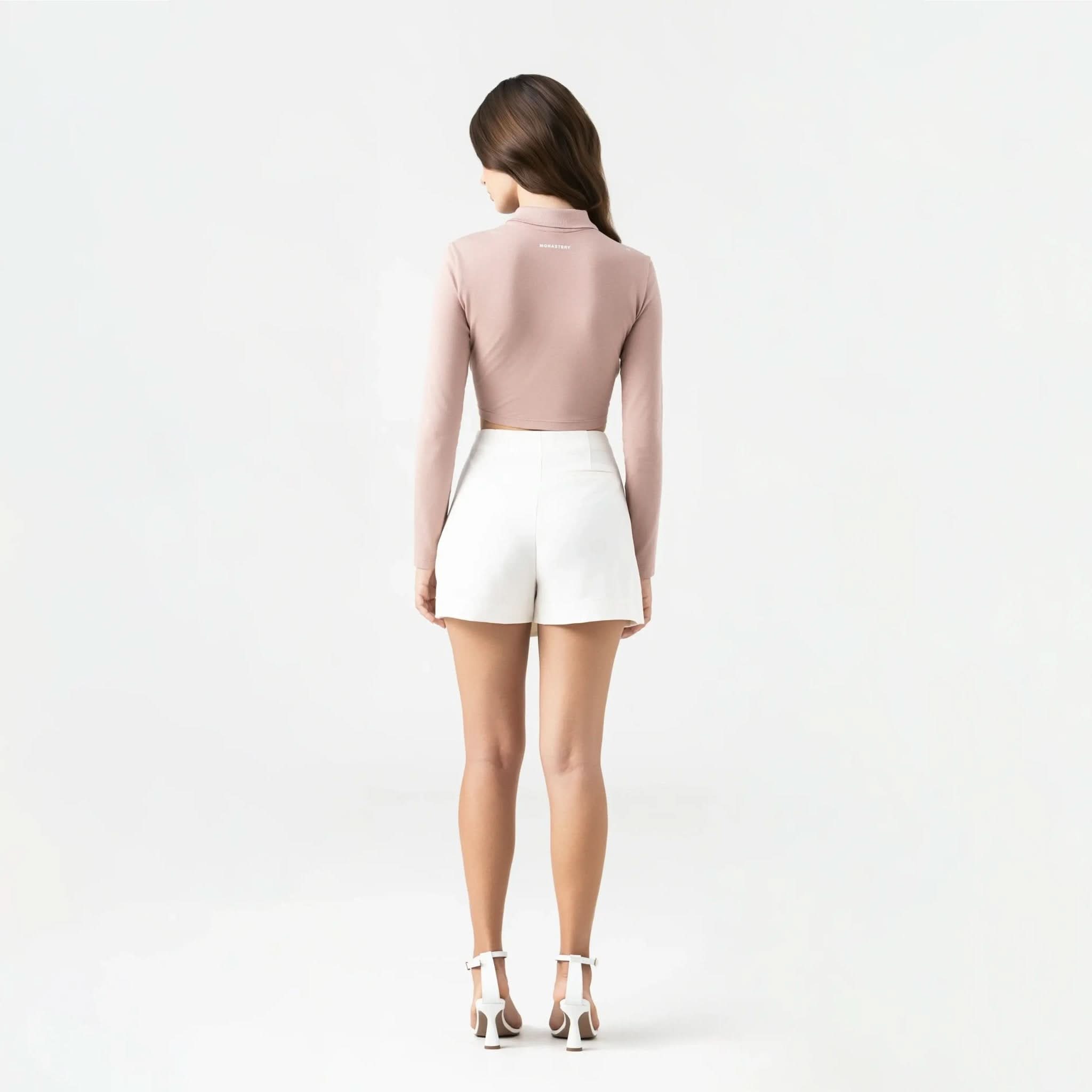 APRILE CROP TOP WOMEN WOODROSE - Monastery | Tienda Oficial Colombia