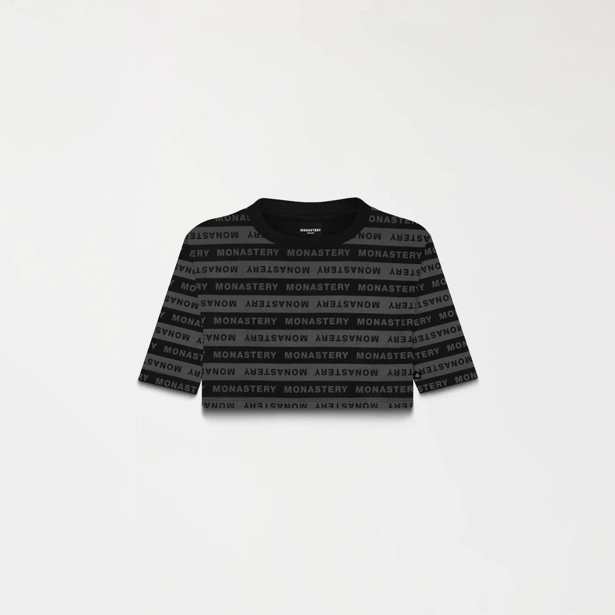 ASH CROP TOP WOMEN BLACK - Monastery | Tienda Oficial Colombia