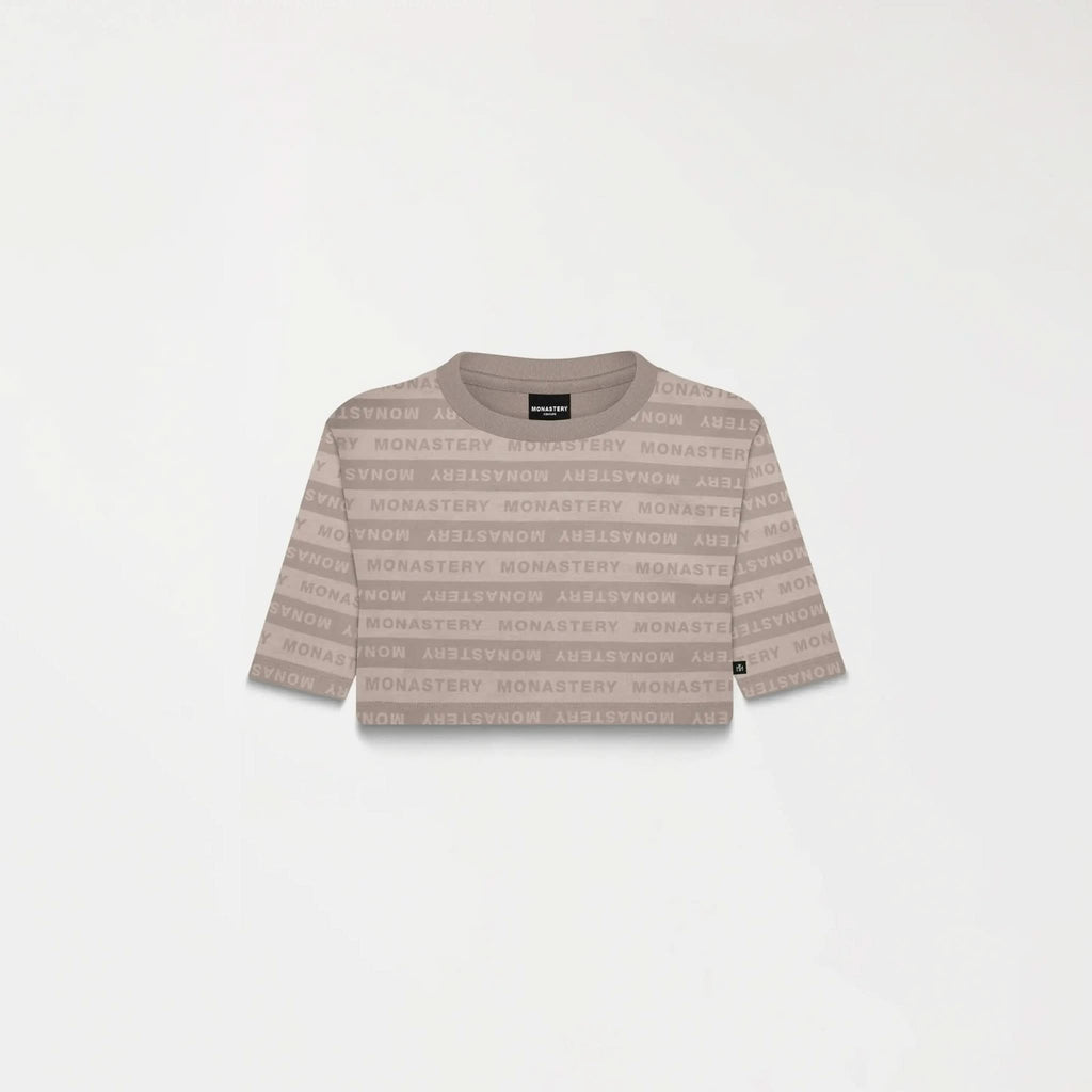 ASH CROP TOP WOMEN TAUPE GRAY - Monastery | Tienda Oficial Colombia