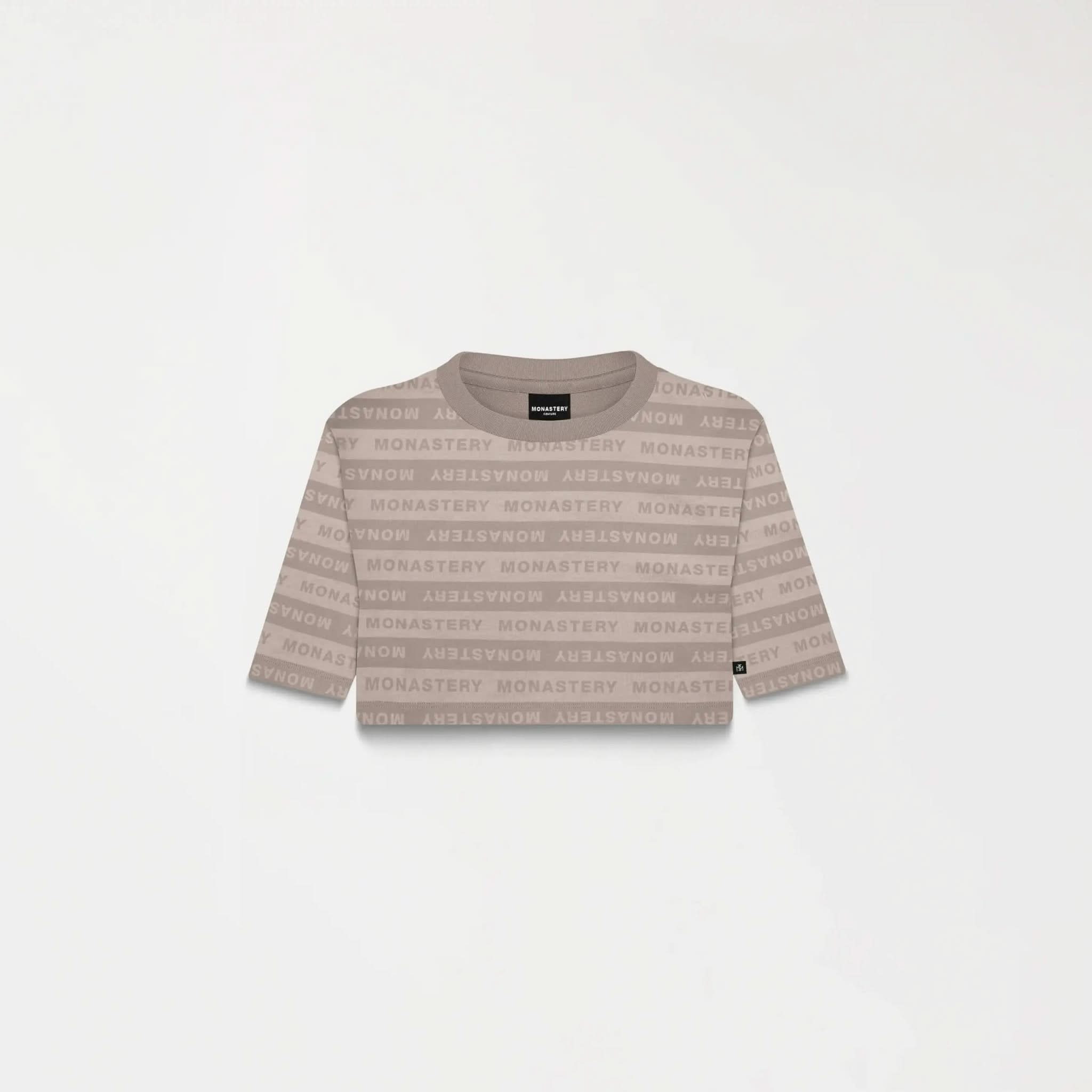 ASH CROP TOP WOMEN TAUPE GRAY - Monastery | Tienda Oficial Colombia