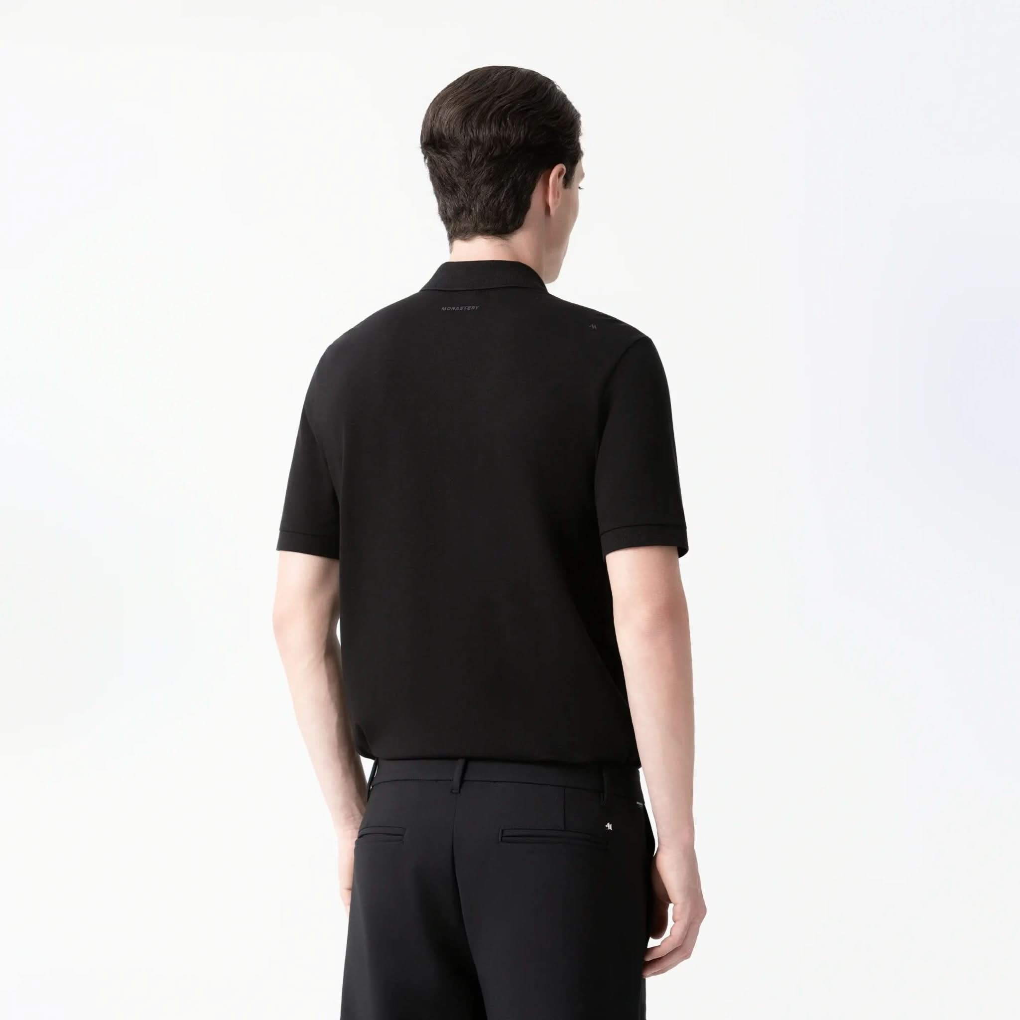 AVRA POLO MEN BLACK - Monastery | Tienda Oficial Colombia