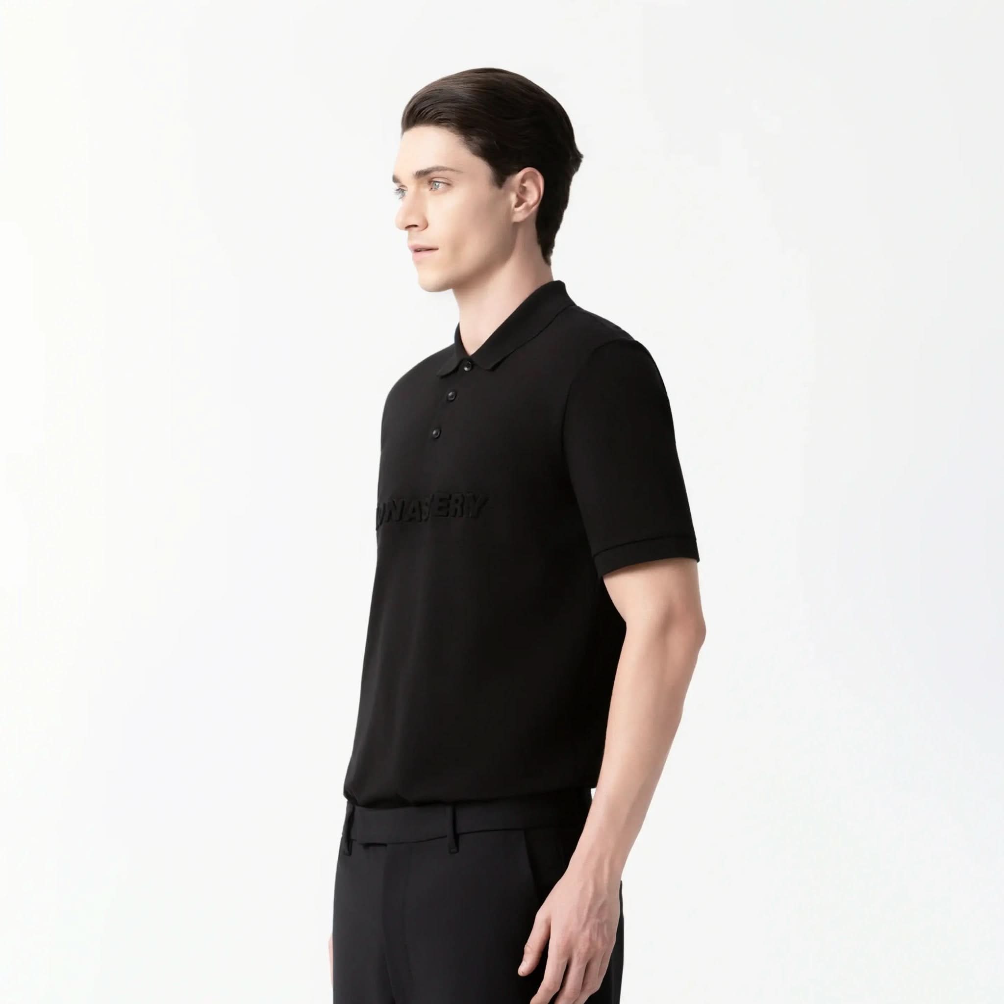 AVRA POLO MEN BLACK - Monastery | Tienda Oficial Colombia