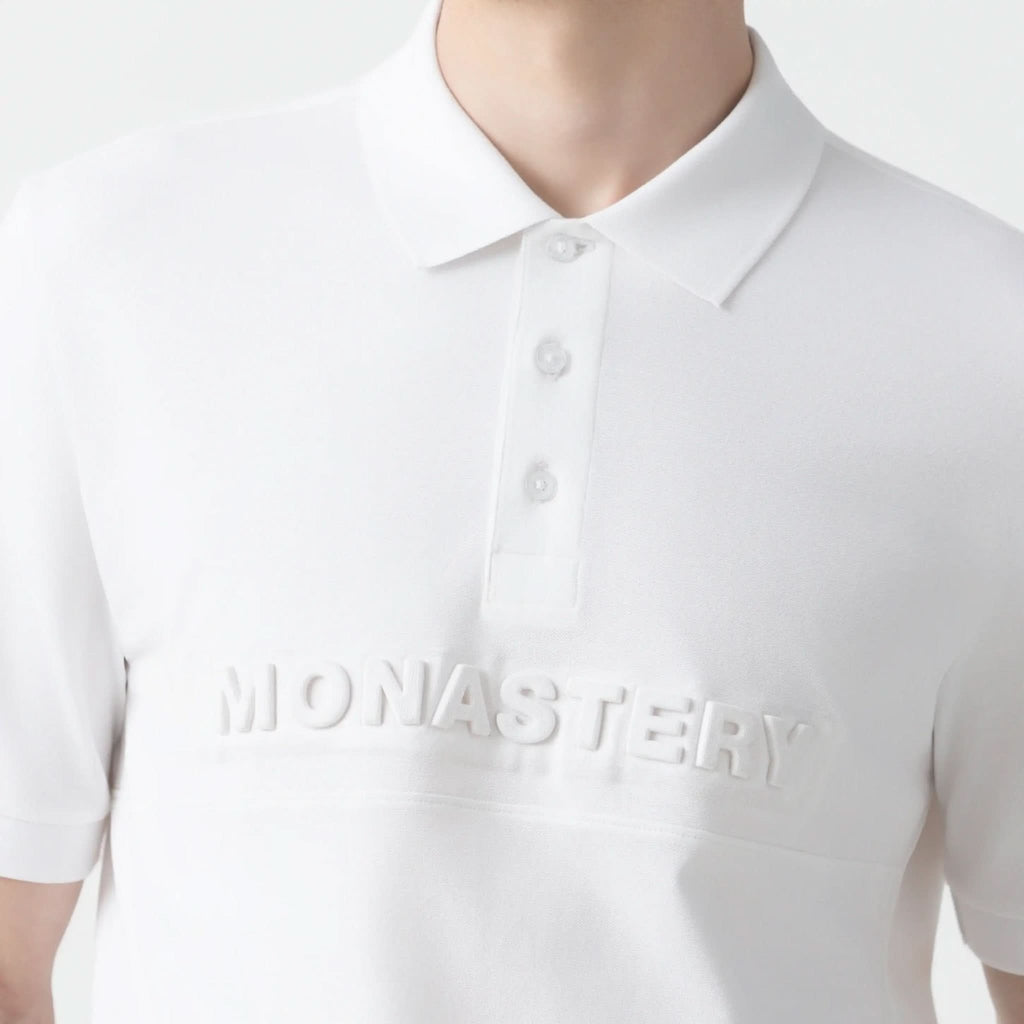 AVRA POLO MEN WHITE - Monastery | Tienda Oficial Colombia