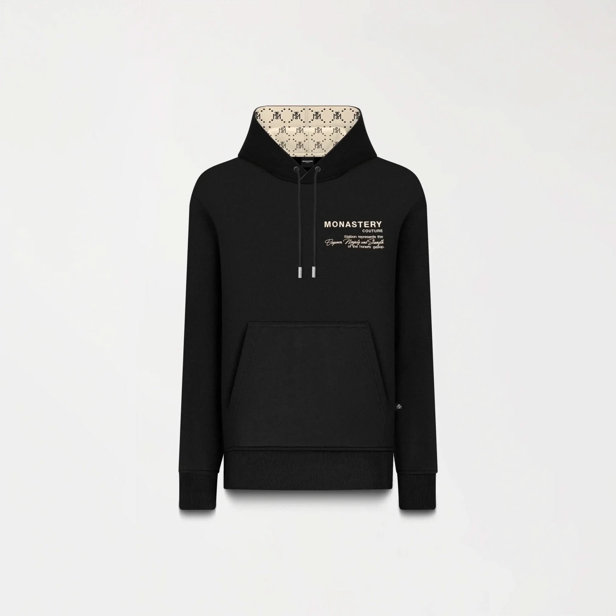 BACKTON HOODIE MEN BLACK - Monastery | Tienda Oficial Colombia