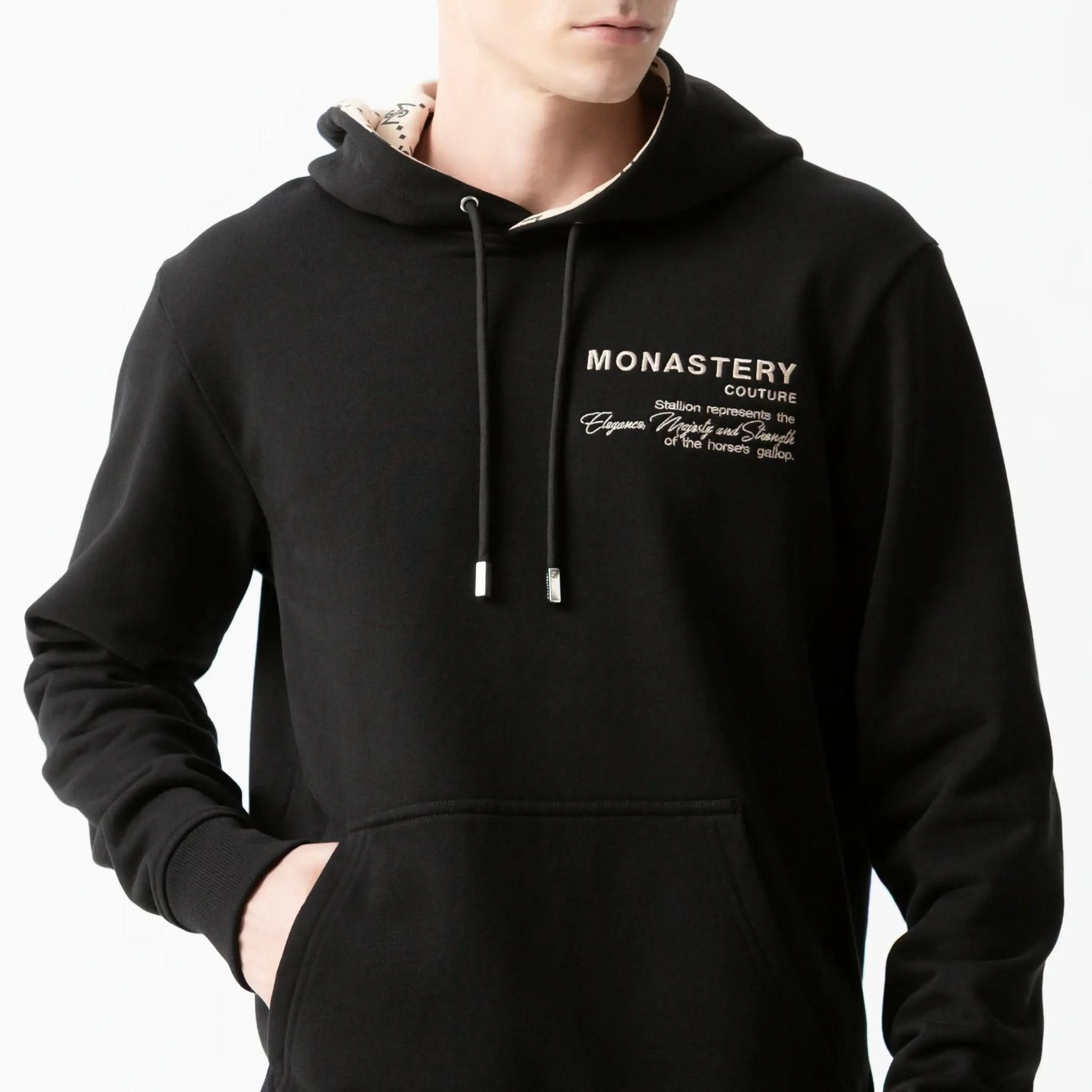 BACKTON HOODIE MEN BLACK - Monastery | Tienda Oficial Colombia