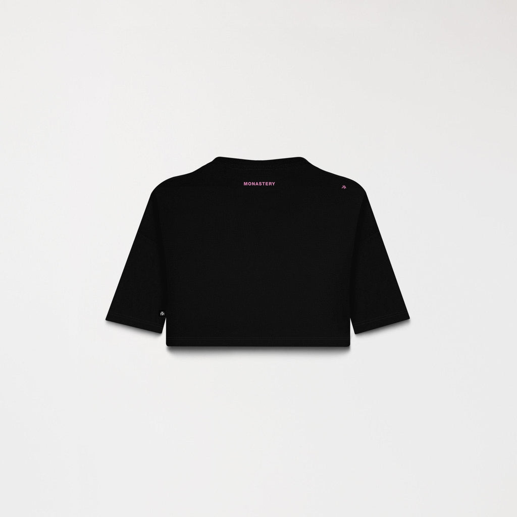 BAOSHE CROP TOP WOMEN BLACK - Monastery | Tienda Oficial Colombia